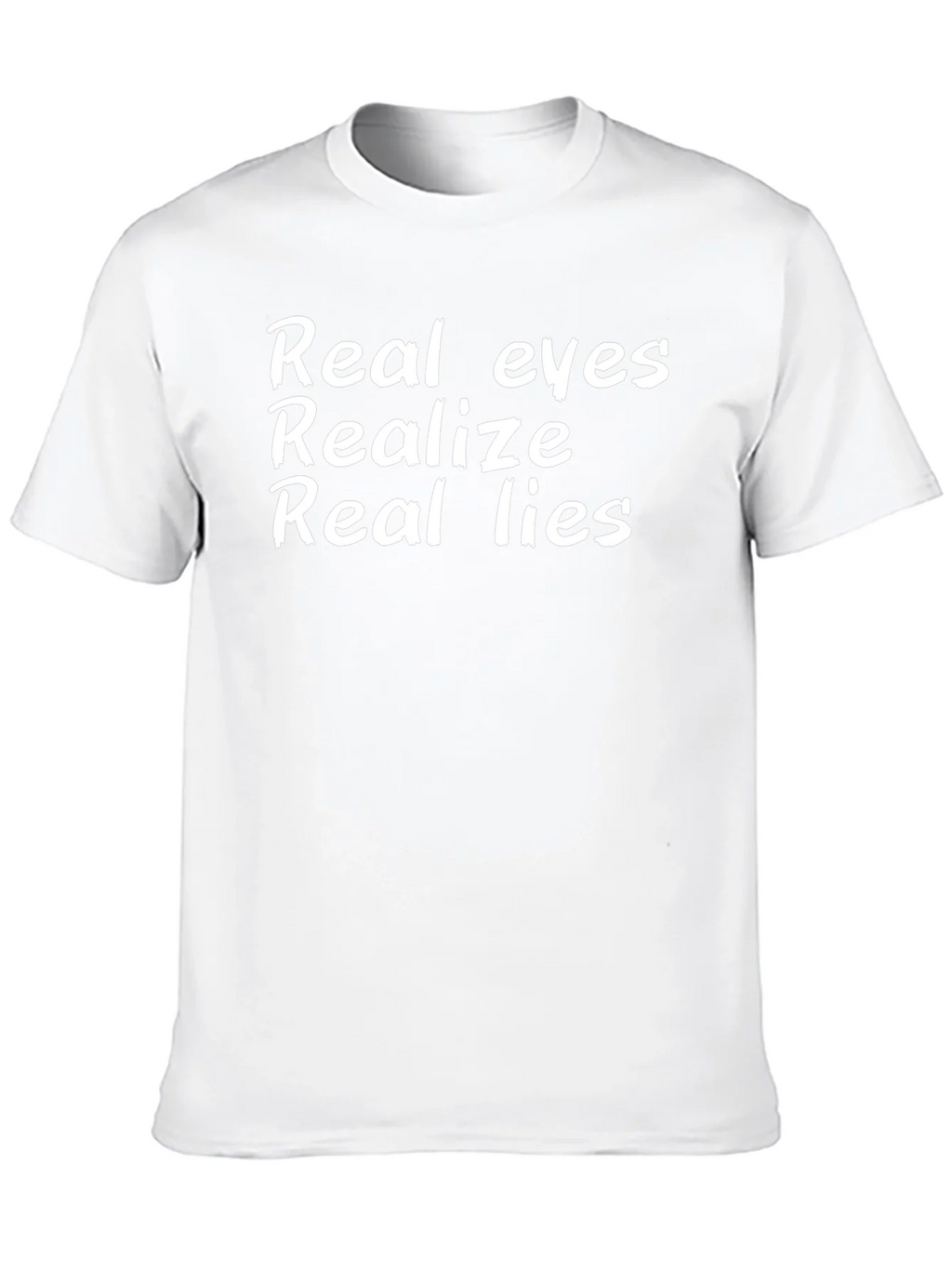 Real Eyes Realize Lies Black T-Shirt product image 9