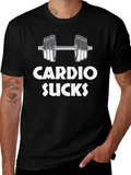 Cardio Sucks Gym T-Shirt - Funny Workout Tee product image 1