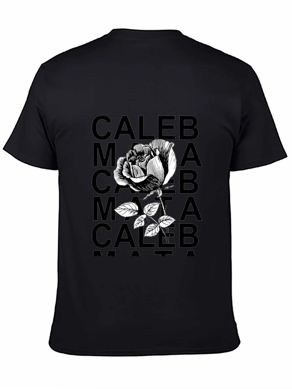 Caleb Rose Graphic Tee - Black product image 4
