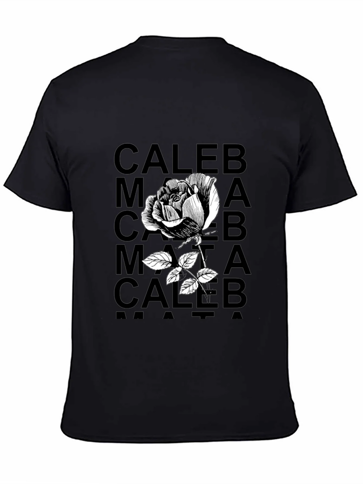 Caleb Rose Graphic Tee - Black product image 4