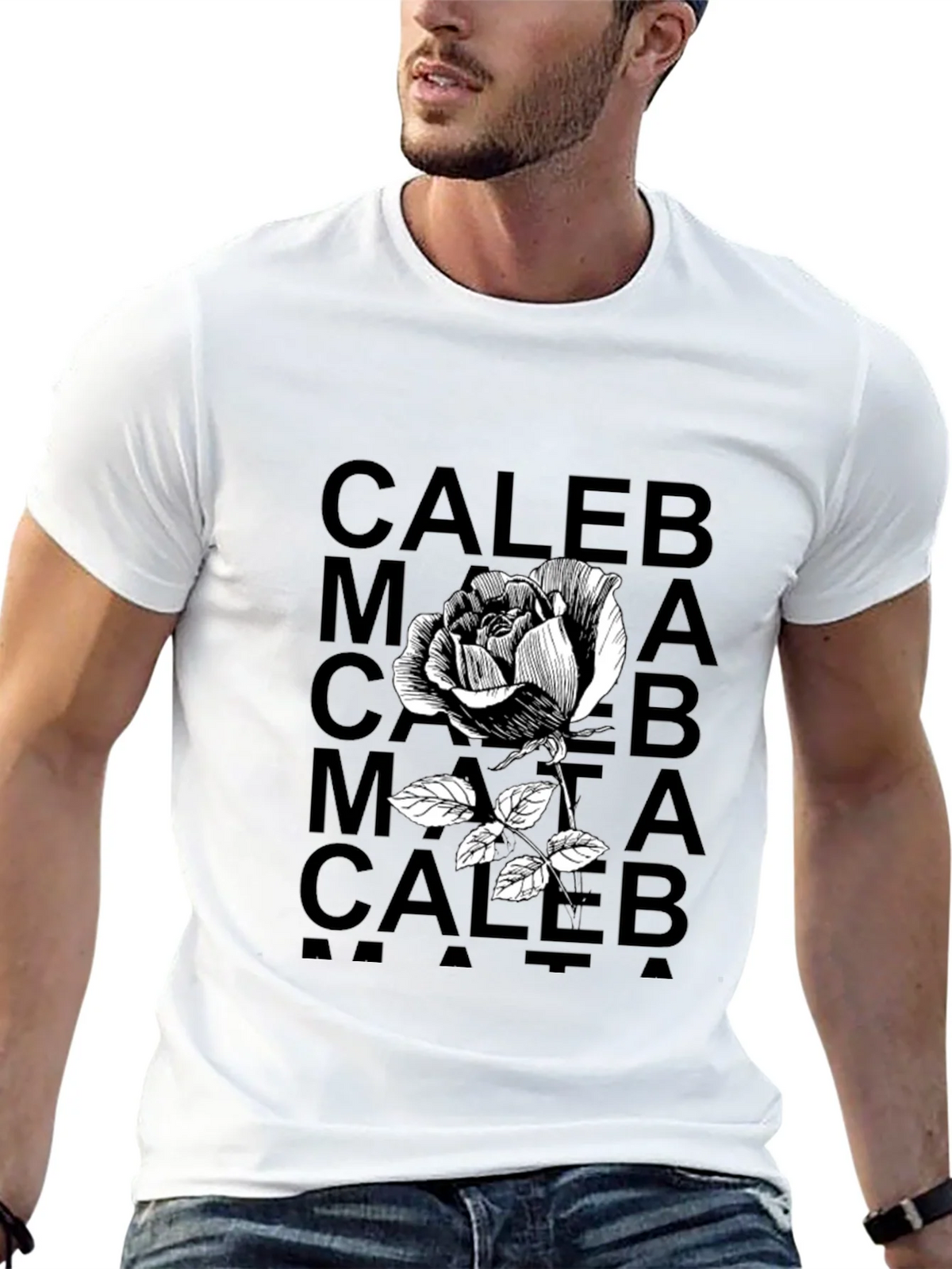 Caleb Rose Graphic Tee - Black product image 12