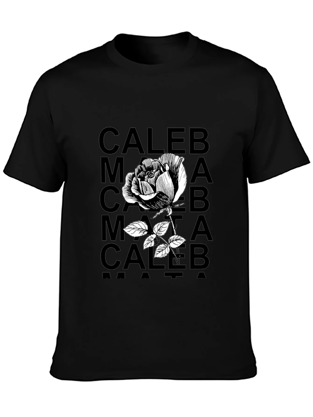 Caleb Rose Graphic Tee - Black product image 3