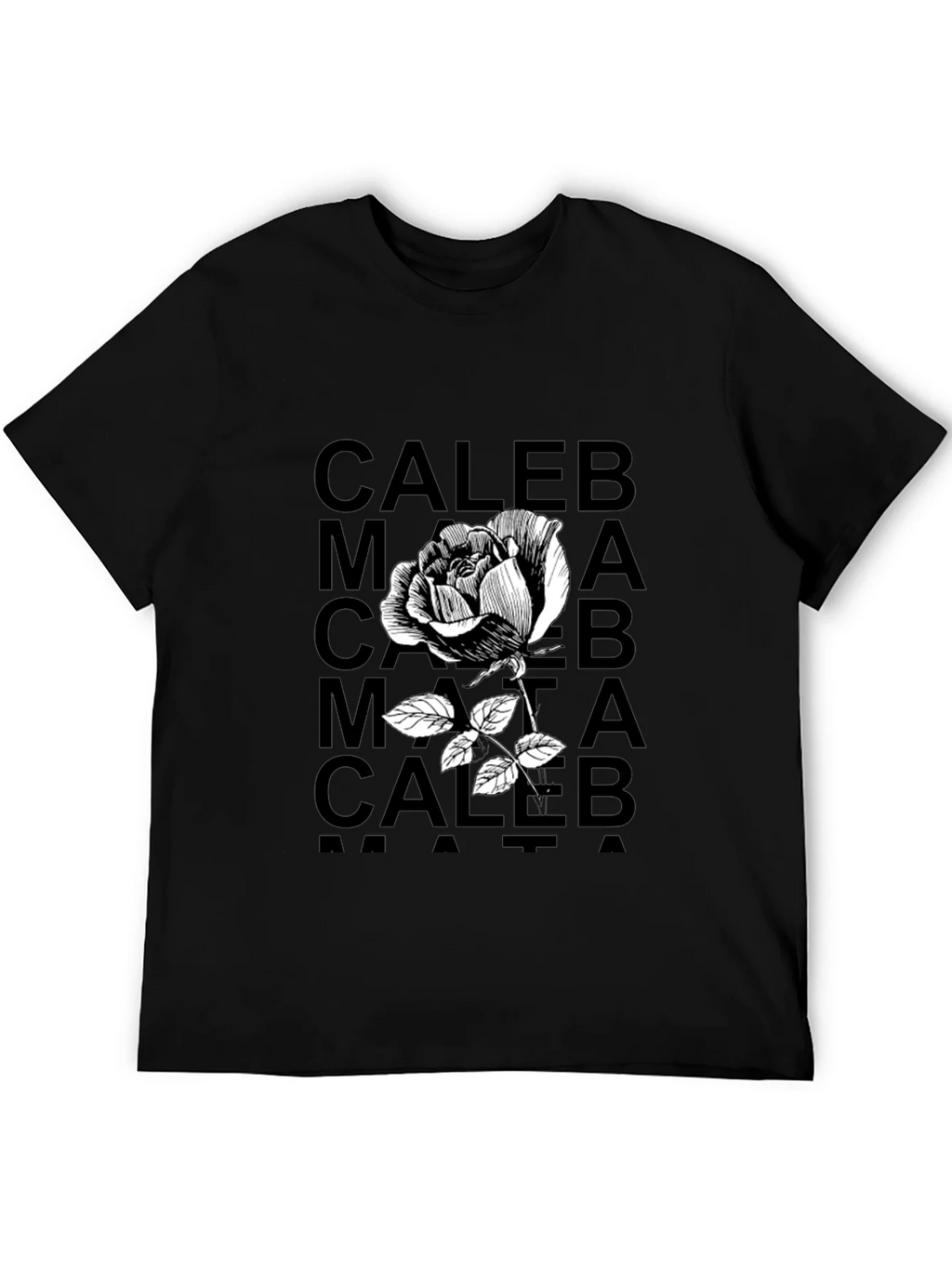 Caleb Rose Graphic Tee - Black product image 5