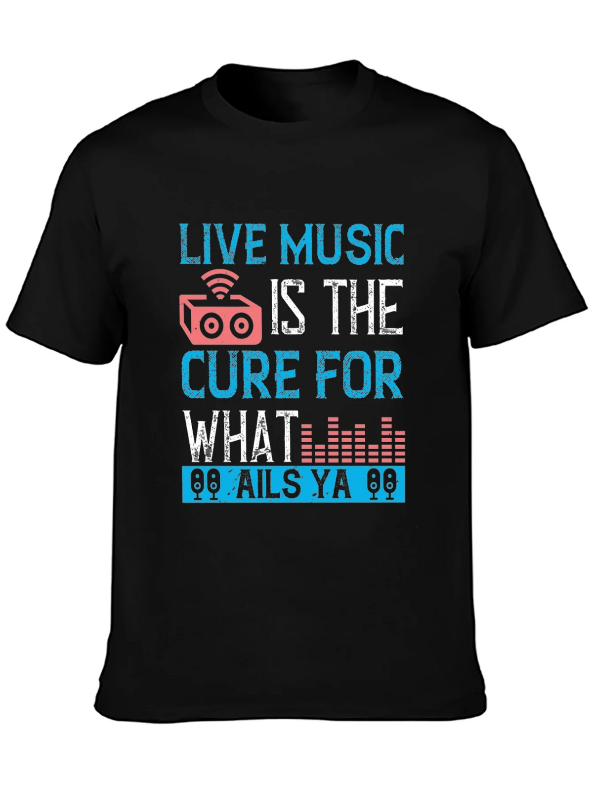 Live Music Cure Graphic T-Shirt product image 3