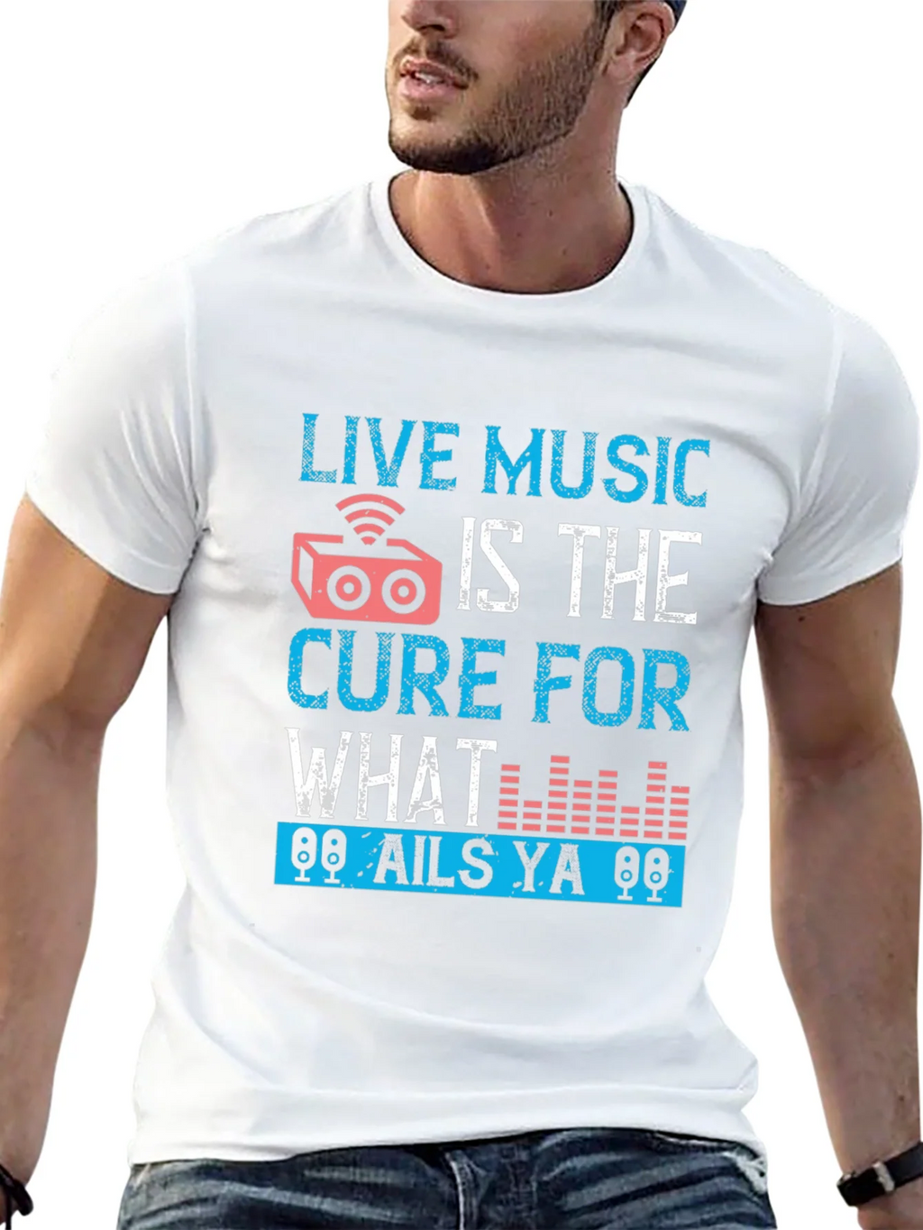 Live Music Cure Graphic T-Shirt product image 12