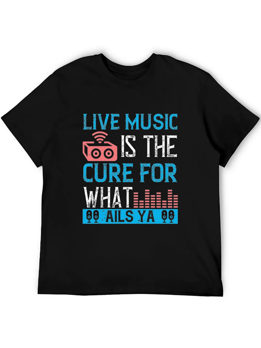 Live Music Cure Graphic T-Shirt product image 5