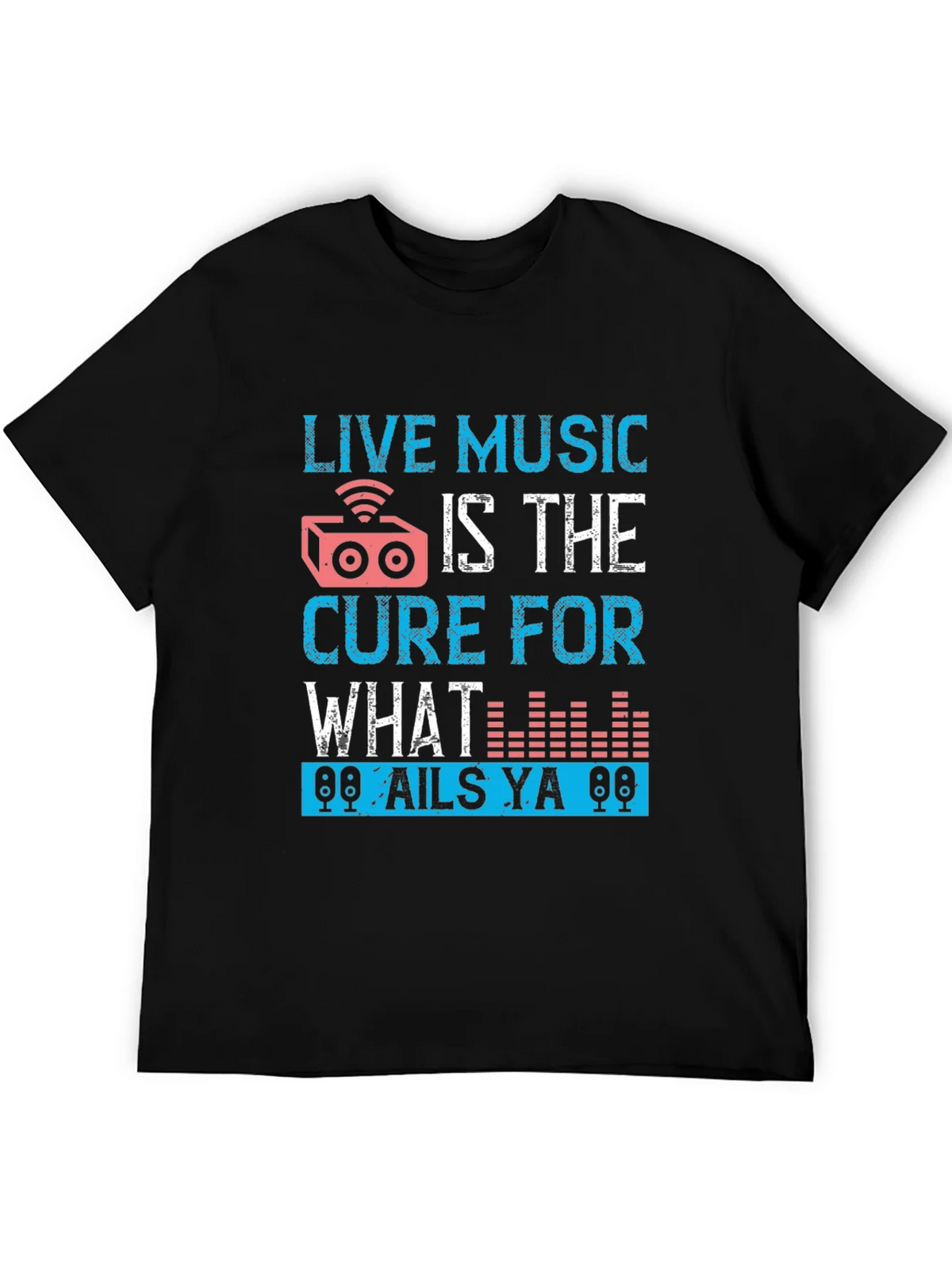 Live Music Cure Graphic T-Shirt product image 5