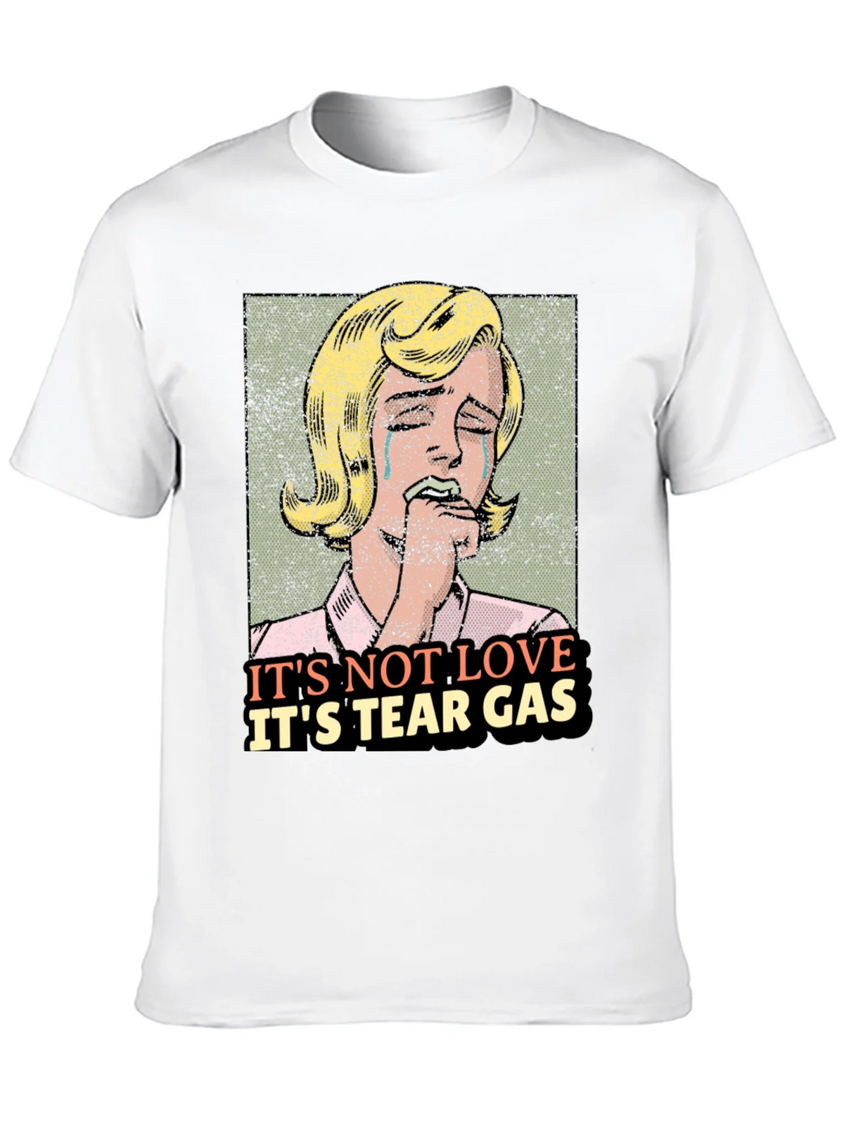 Its Not Love Tear Gas Graphic Tee product image 9