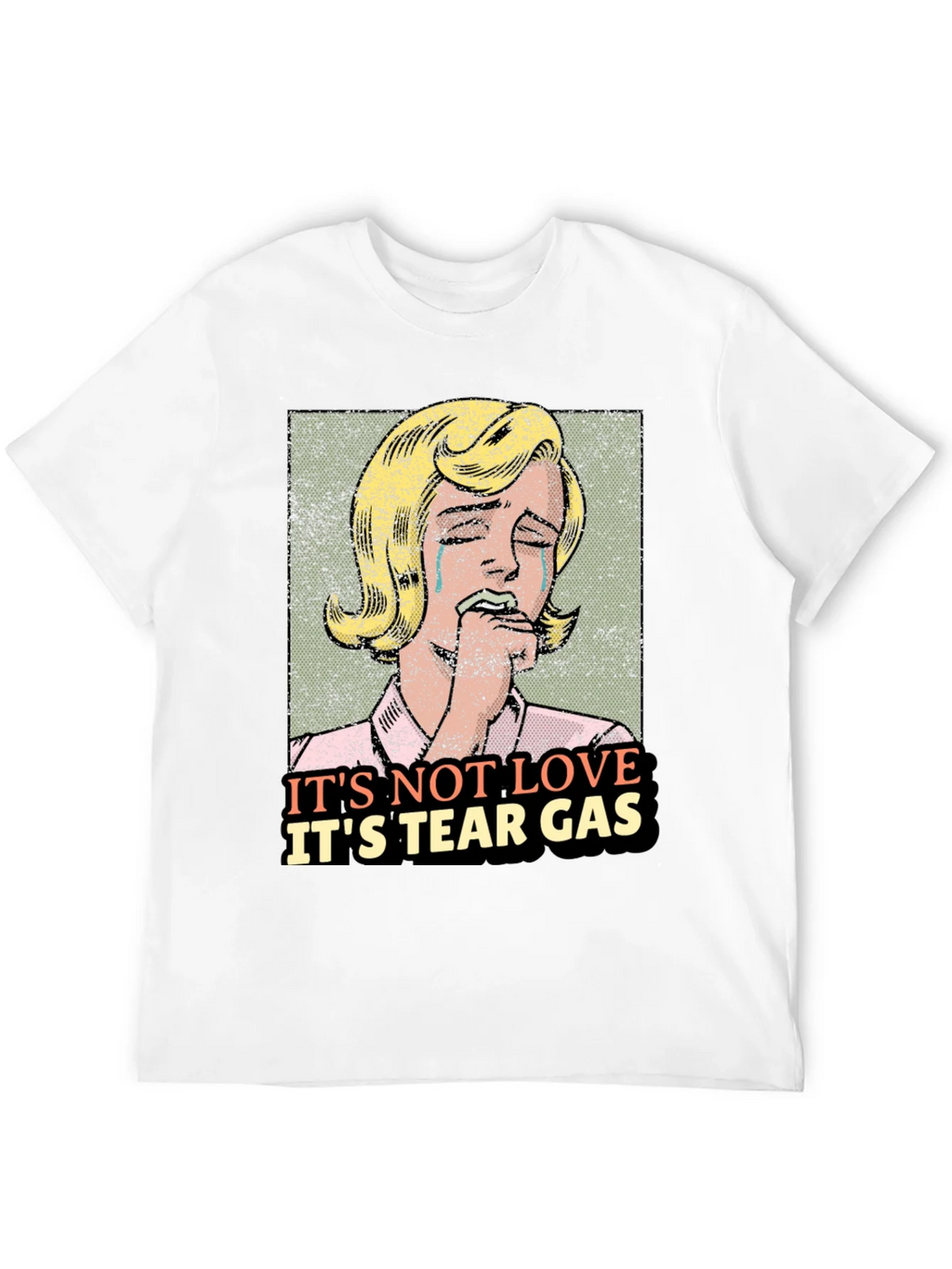 Its Not Love Tear Gas Graphic Tee product image 11