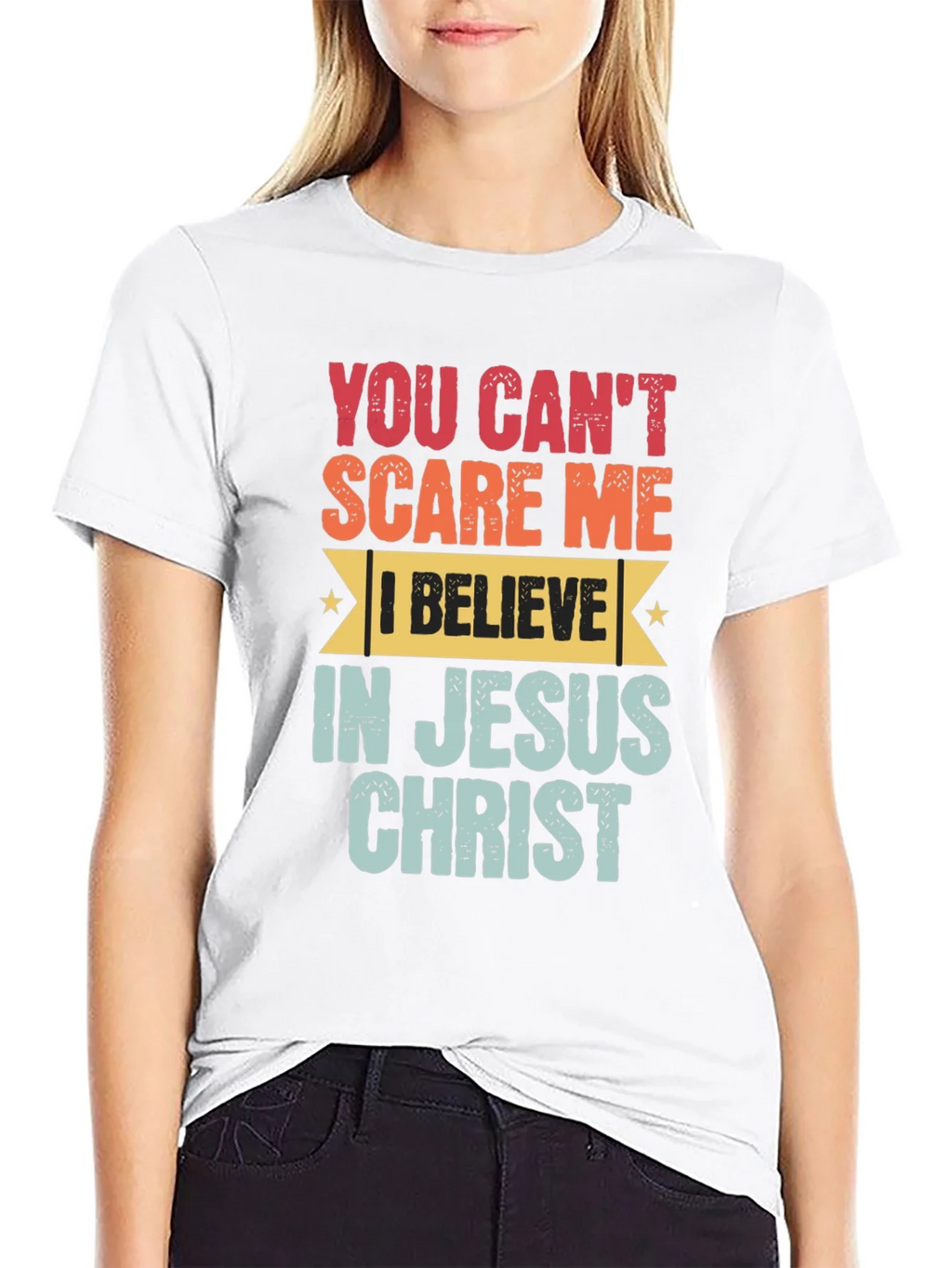 You Cant Scare Me Jesus Christ T-Shirt product image 8
