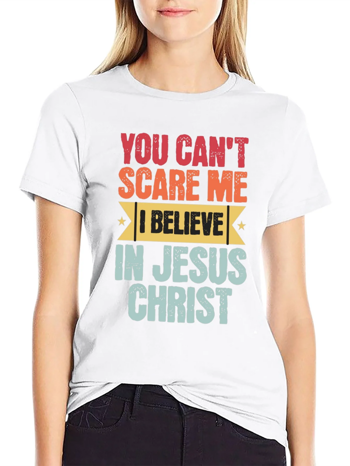 You Cant Scare Me Jesus Christ T-Shirt product image 8