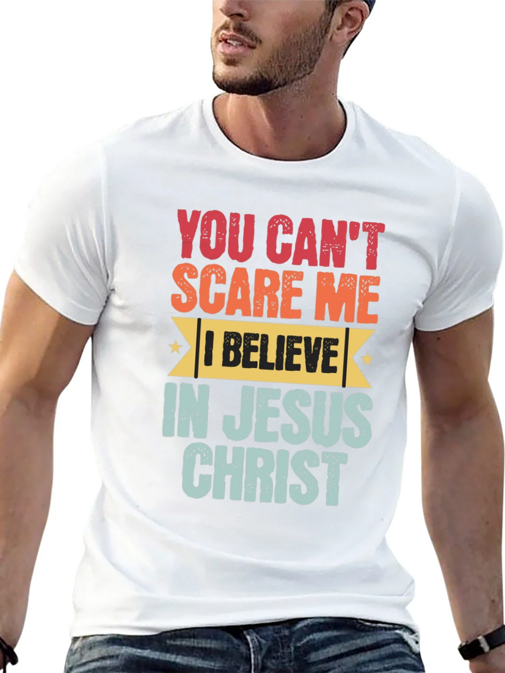 You Cant Scare Me Jesus Christ T-Shirt product image 12