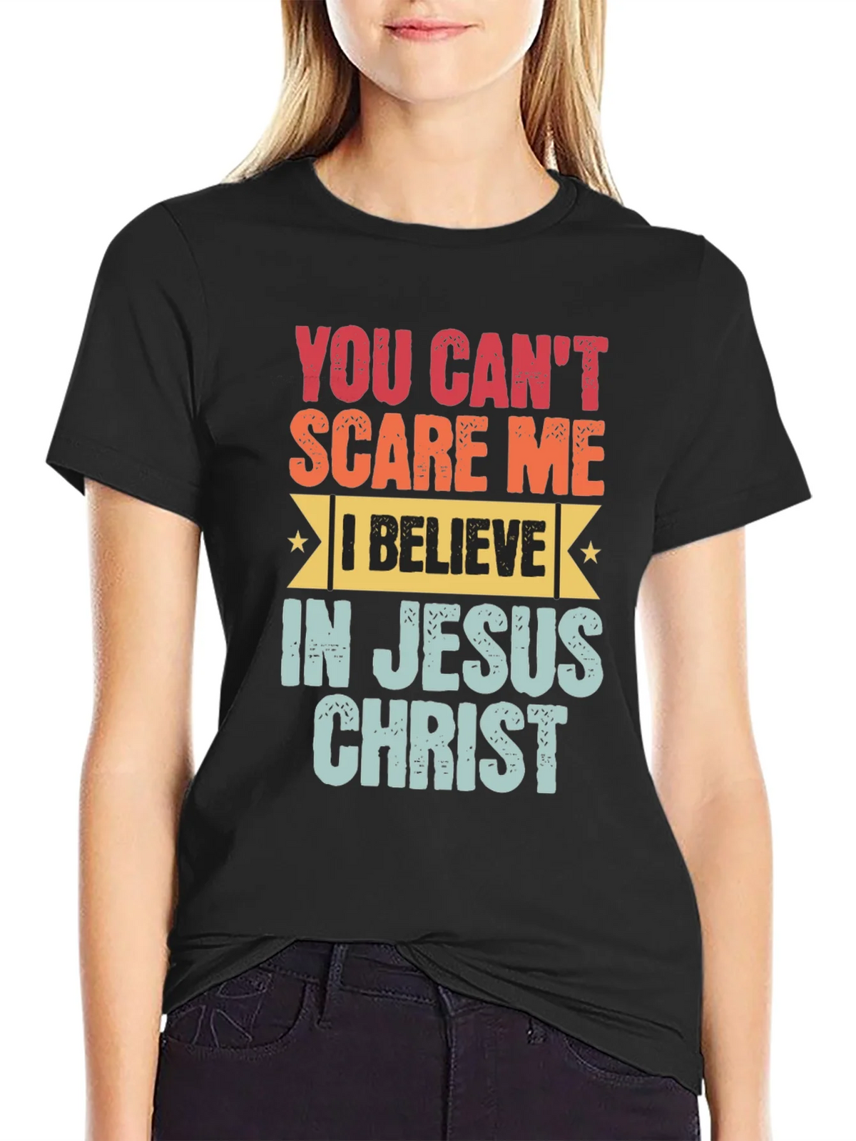 You Cant Scare Me Jesus Christ T-Shirt product image 2
