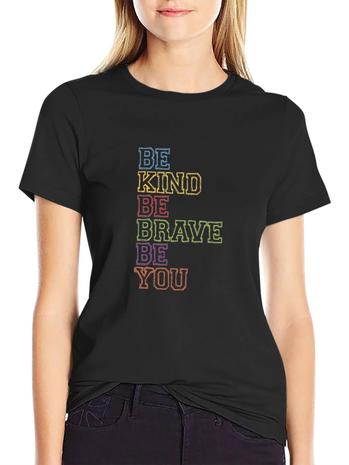 Be Kind Be Brave Be You Graphic Tee product image 2