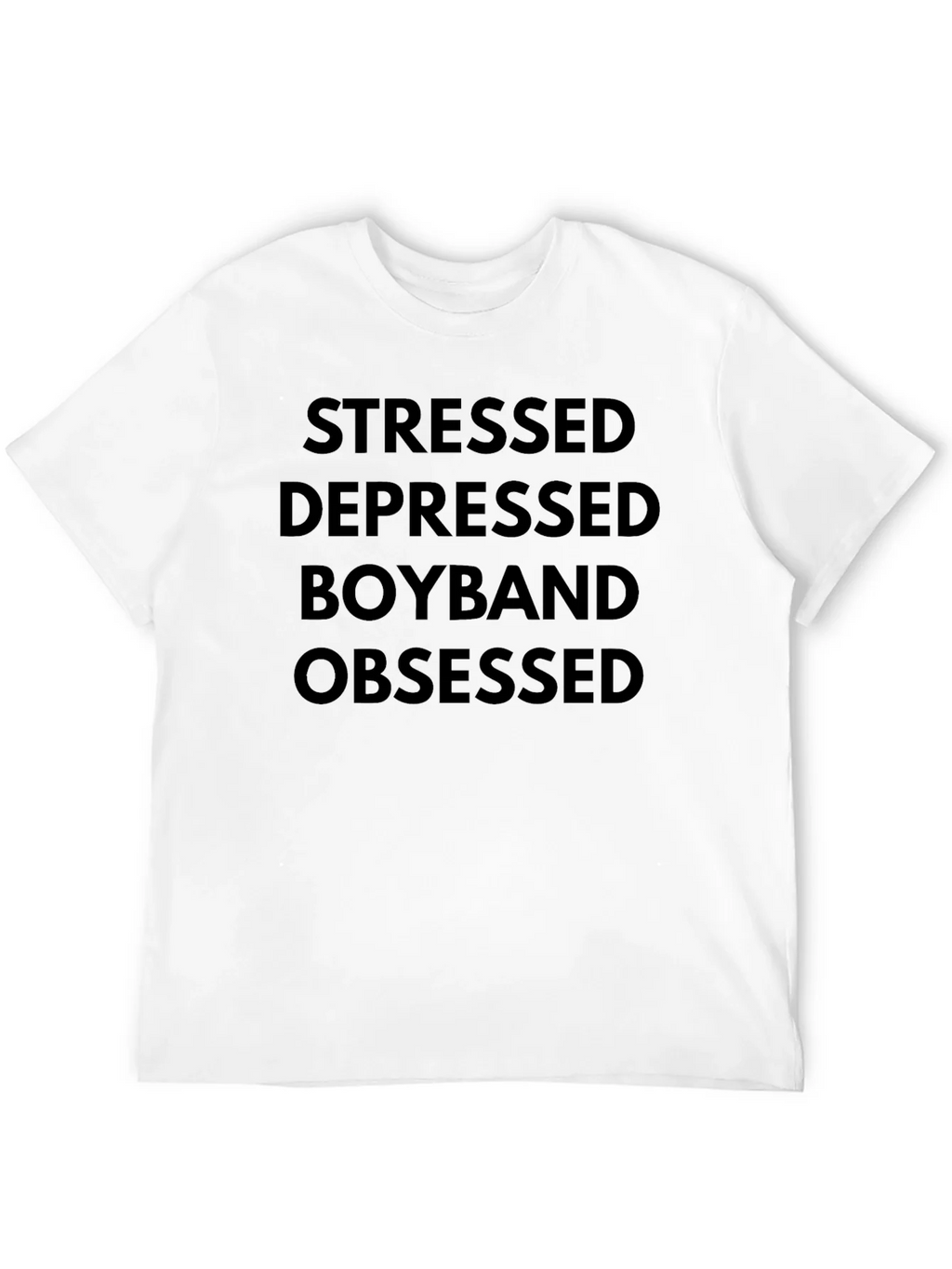 Stressed Depressed Boyband Obsessed Graphic Tee product image 11