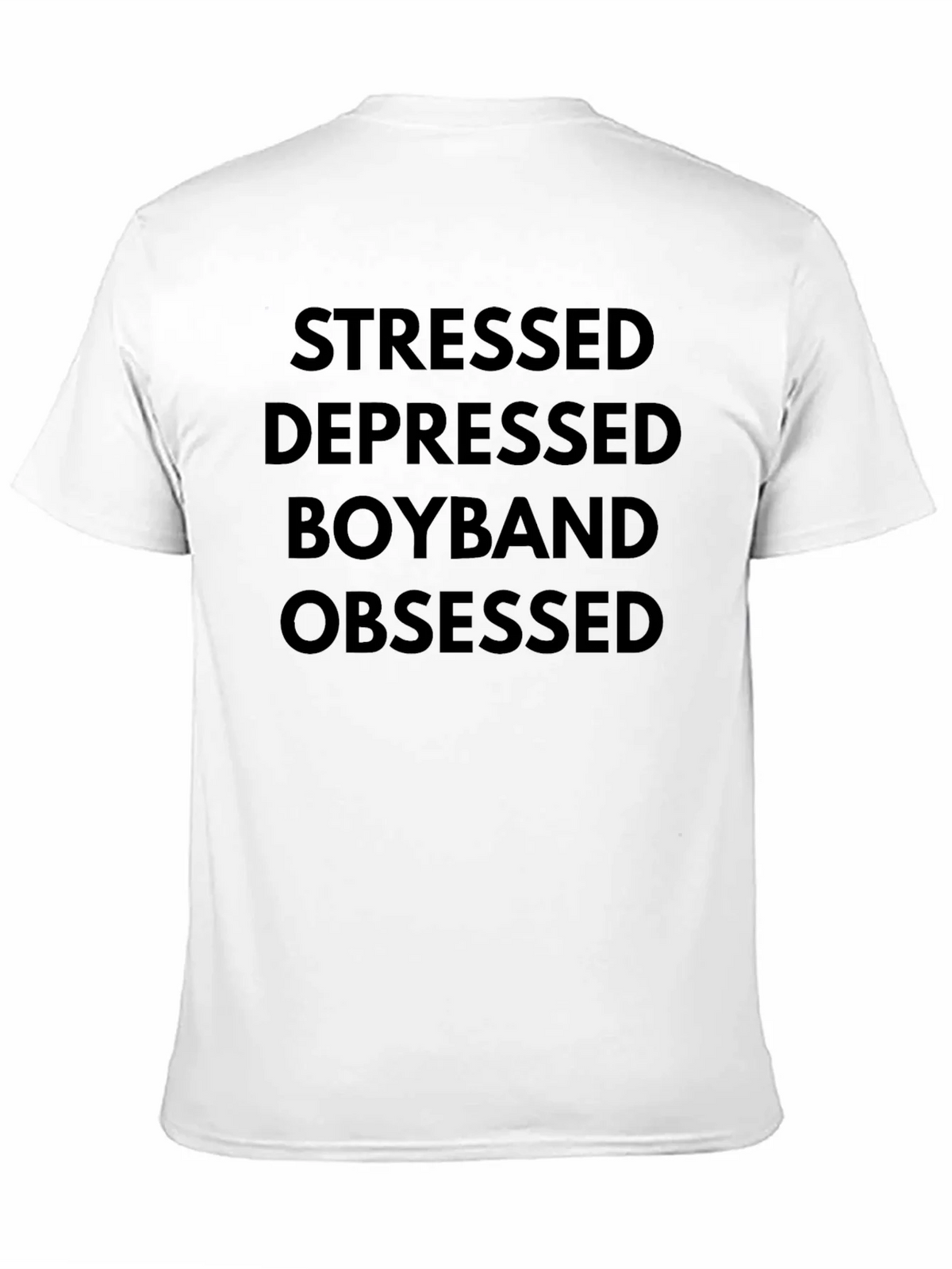 Stressed Depressed Boyband Obsessed Graphic Tee product image 10