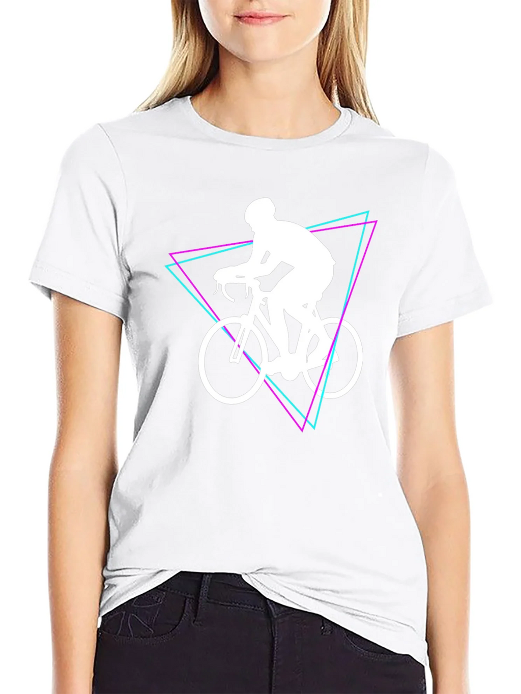 Cyclist Graphic Tee - Black Cotton Shirt product image 8