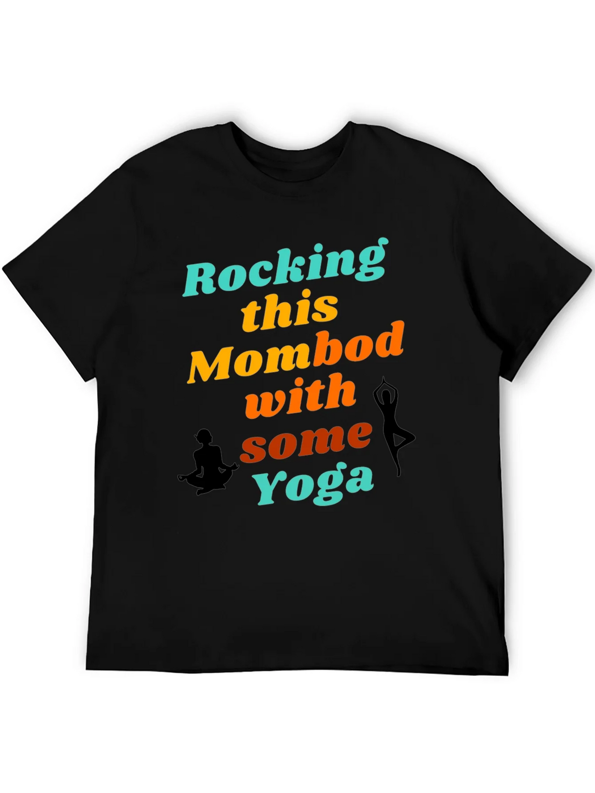 Rocking This Mom Bod With Some Yoga Graphic T-Shirt product image 5