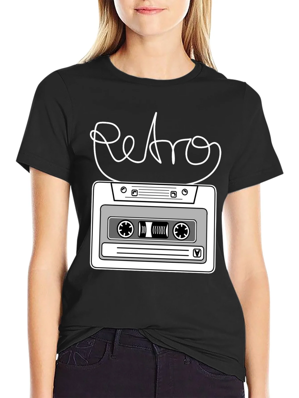 Retro Cassette Tape Graphic T-Shirt product image 2