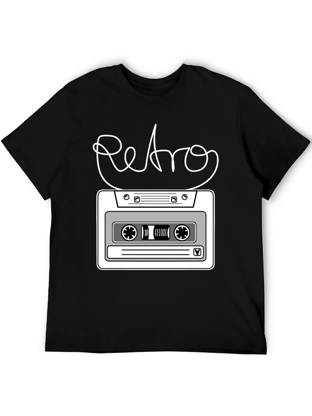 Retro Cassette Tape Graphic T-Shirt product image 5