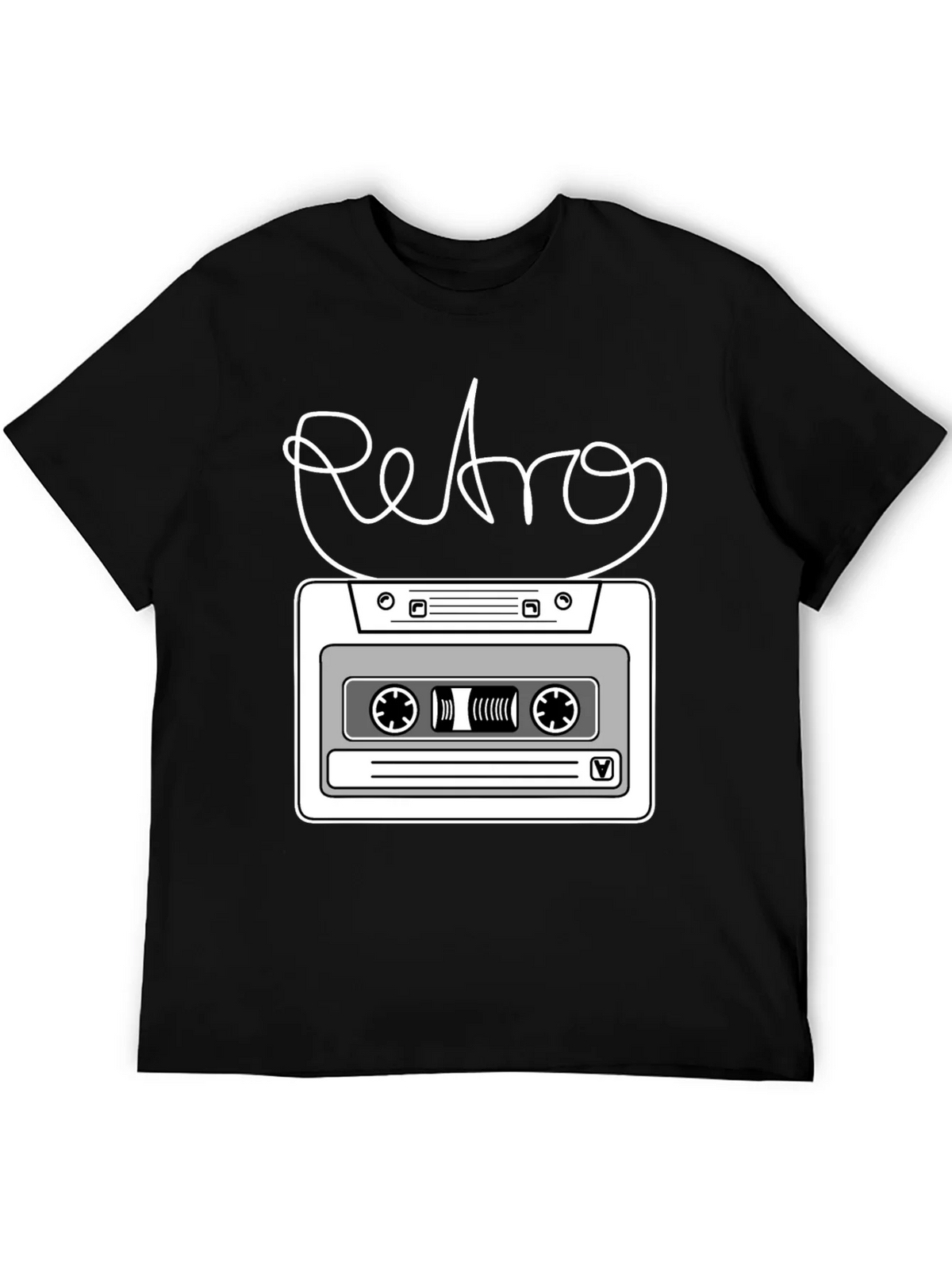 Retro Cassette Tape Graphic T-Shirt product image 5