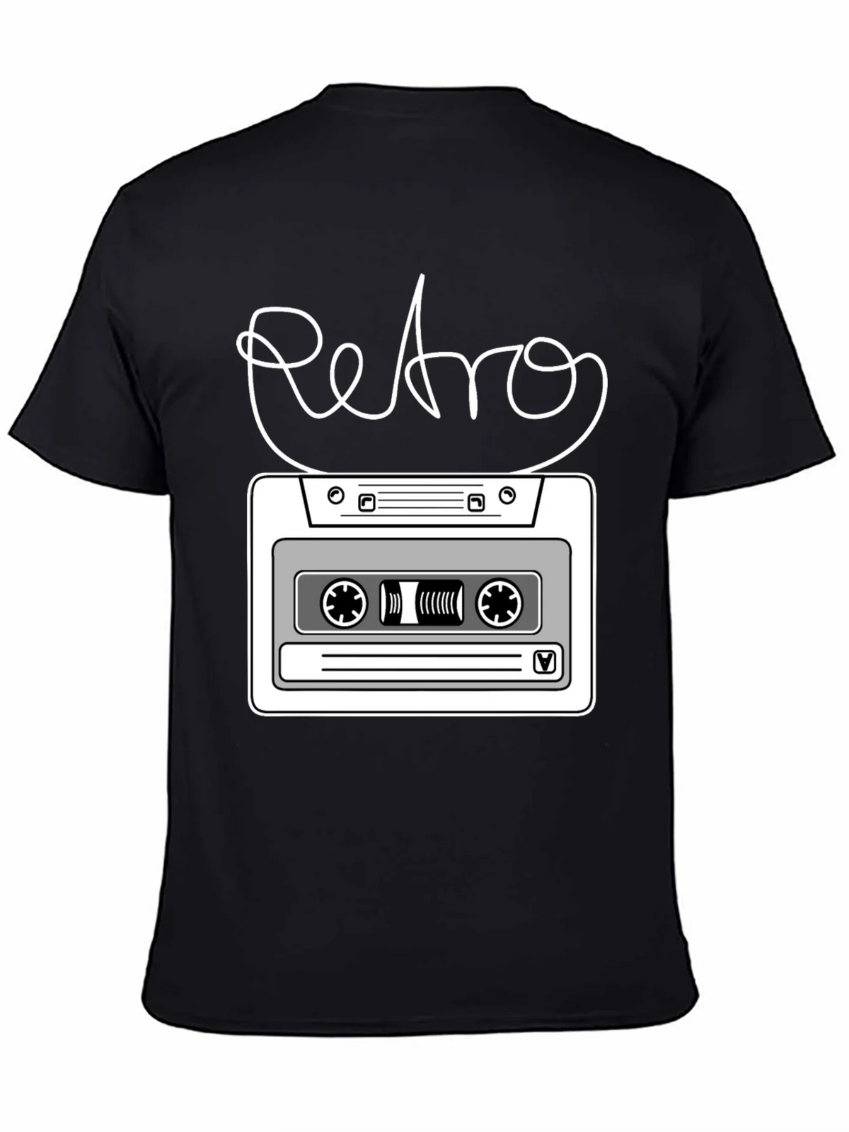 Retro Cassette Tape Graphic T-Shirt product image 4