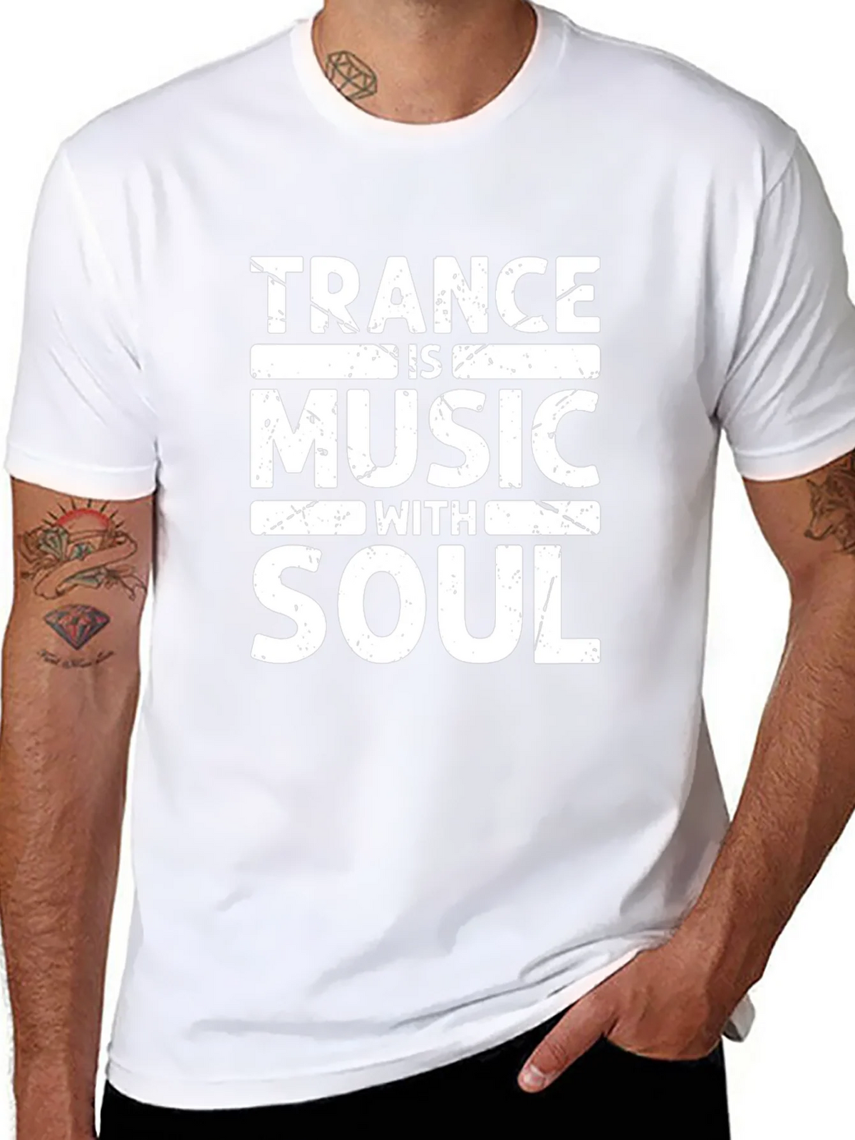 Trance Music with Soul Graphic T-Shirt product image 7