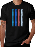 Colorful Piano Keys Graphic Tee product image 1