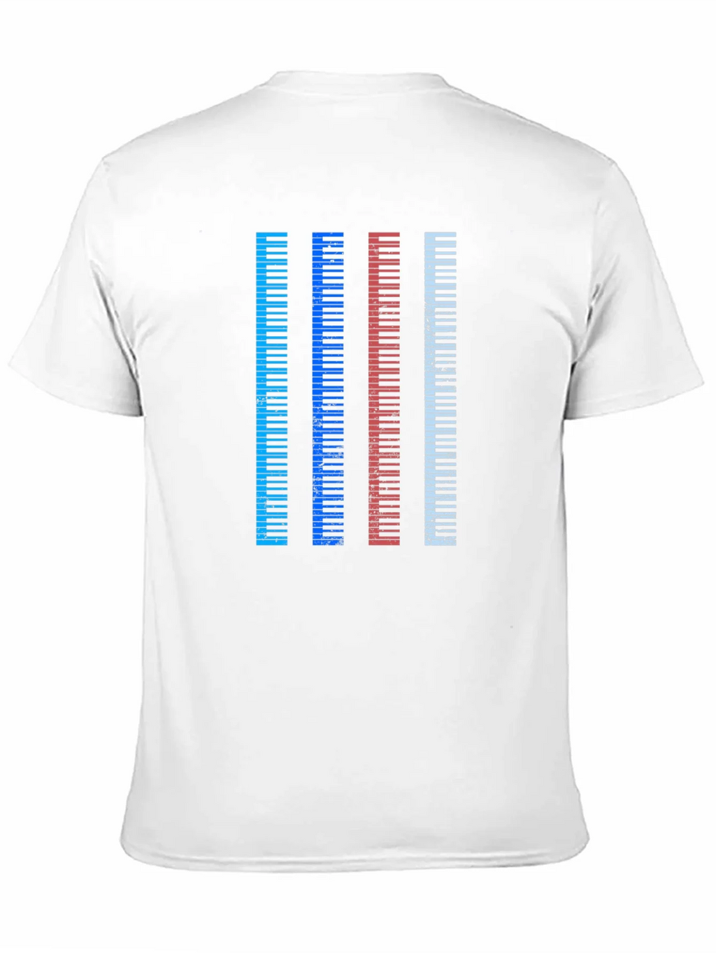 Colorful Piano Keys Graphic Tee product image 10