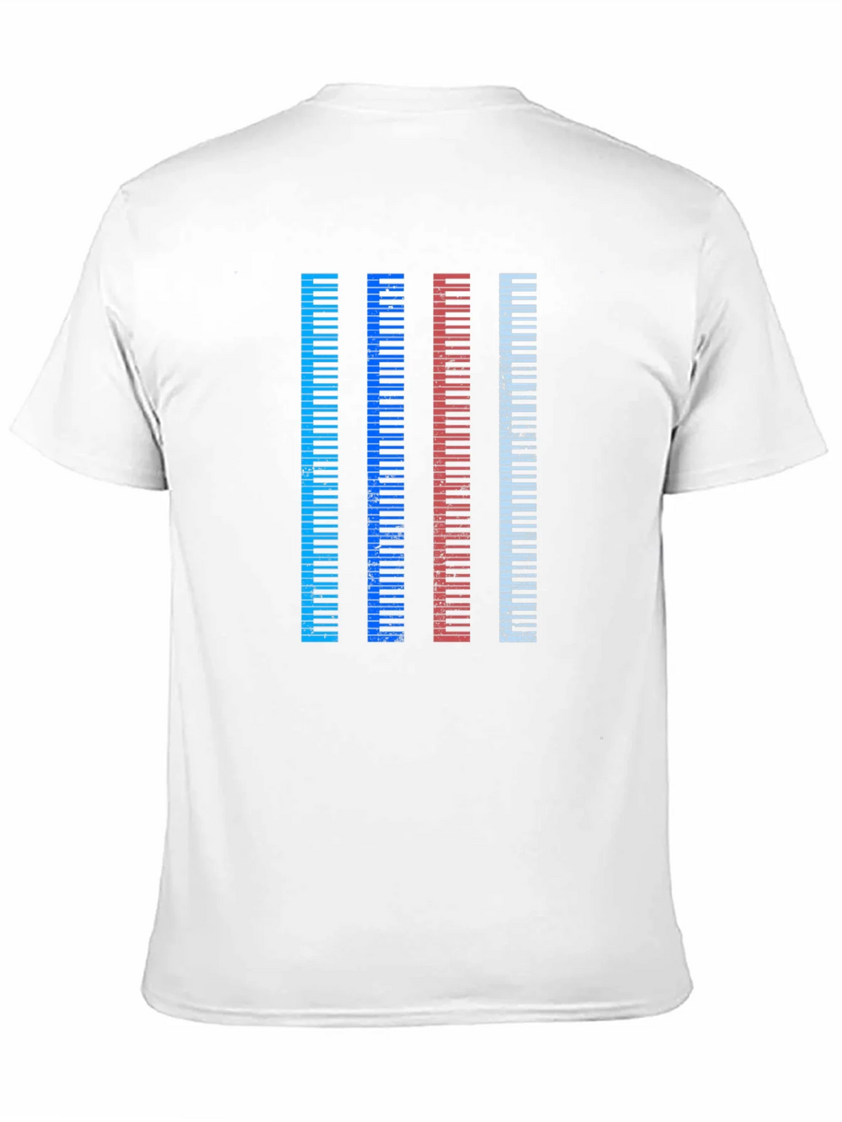 Colorful Piano Keys Graphic Tee product image 10