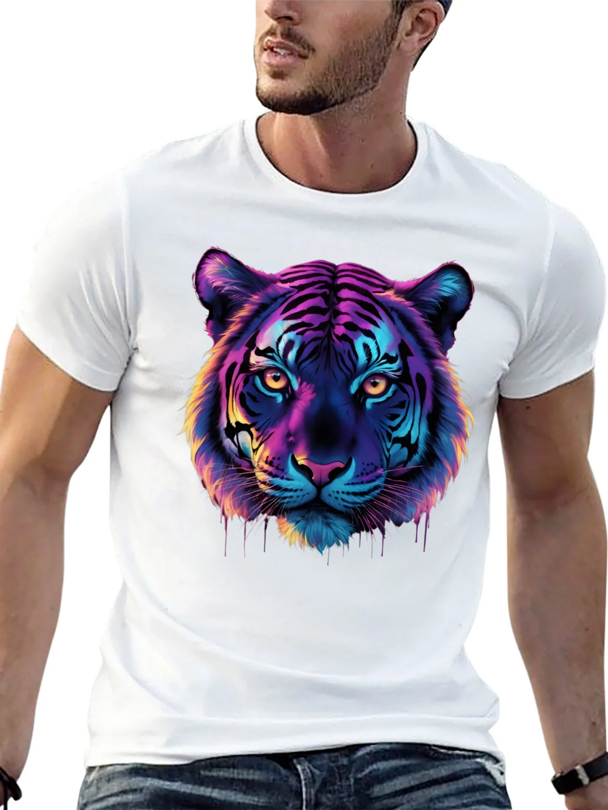 Vivid Tiger Graphic Tee - Bold Style product image 12