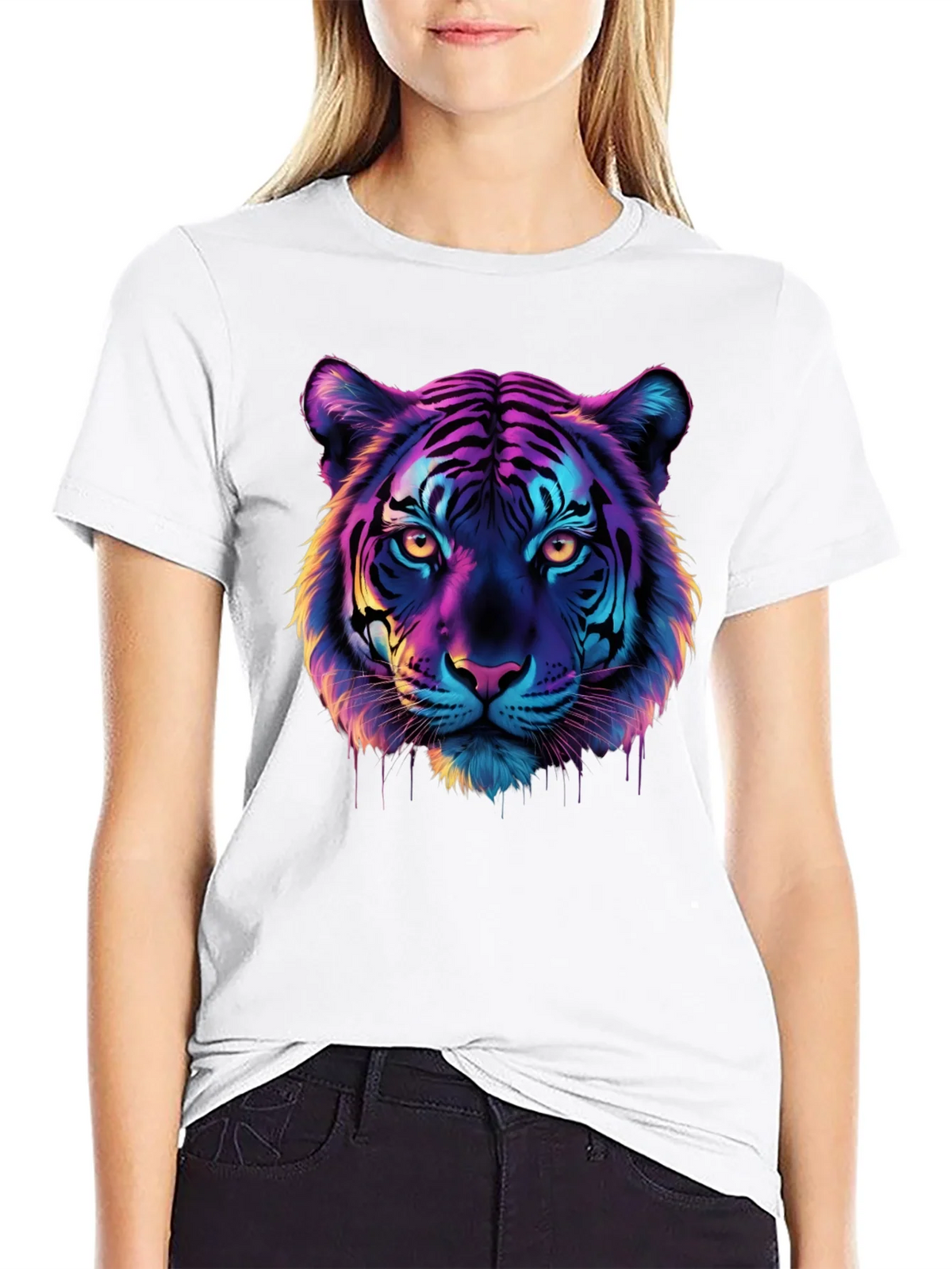 Vivid Tiger Graphic Tee - Bold Style product image 8