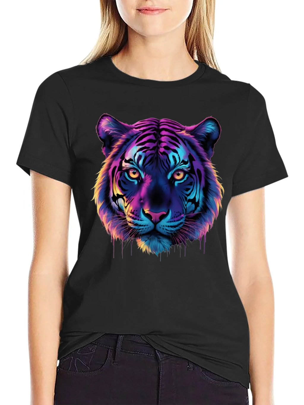 Vivid Tiger Graphic Tee - Bold Style product image 2
