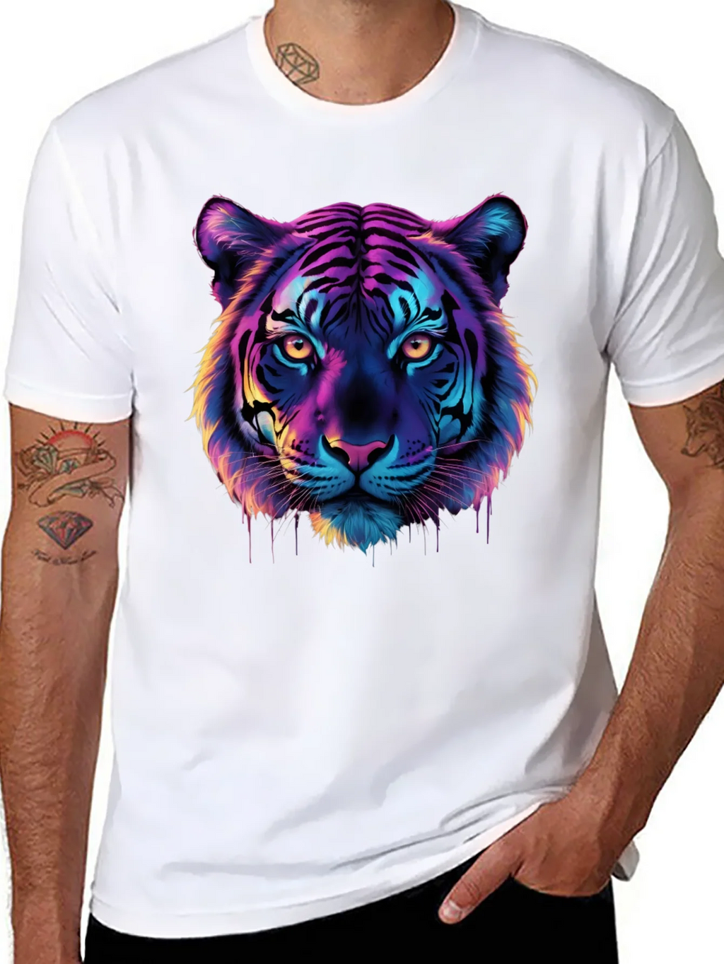 Vivid Tiger Graphic Tee - Bold Style product image 7