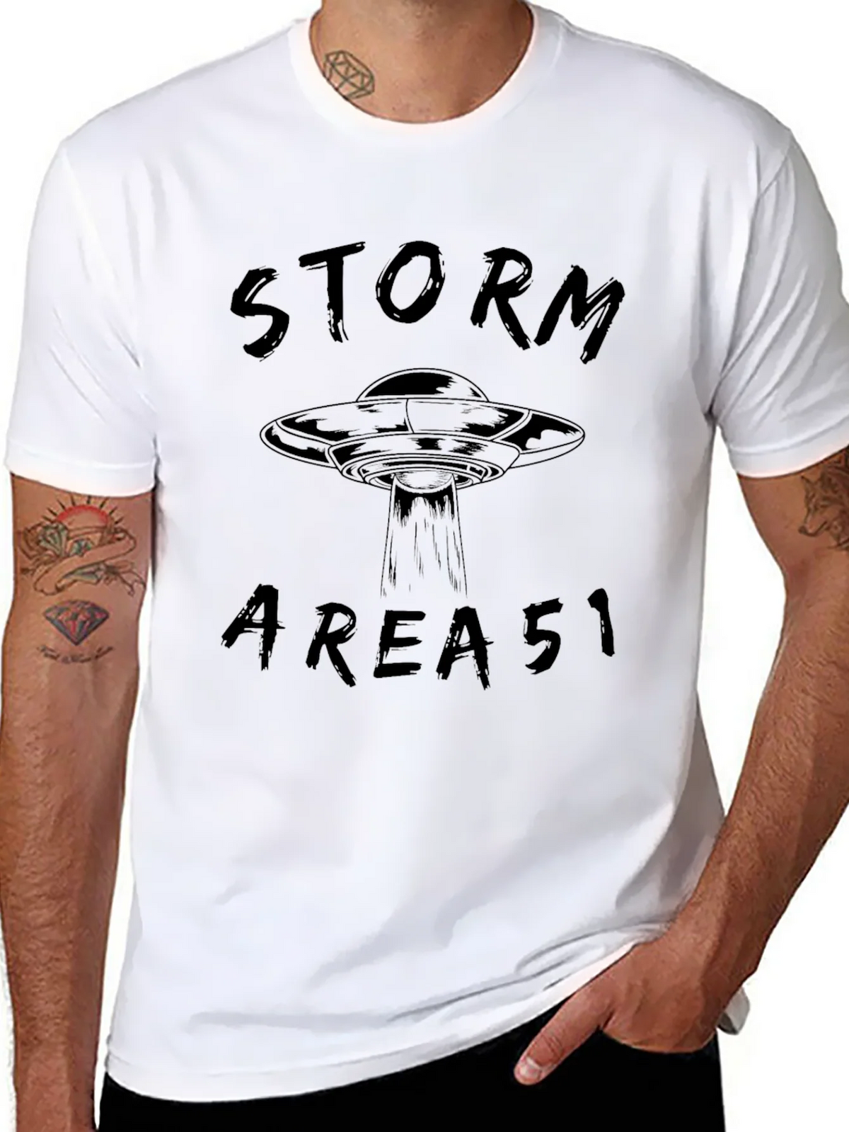 Storm Area 51 T-Shirt - UFO Graphic Tee product image 7