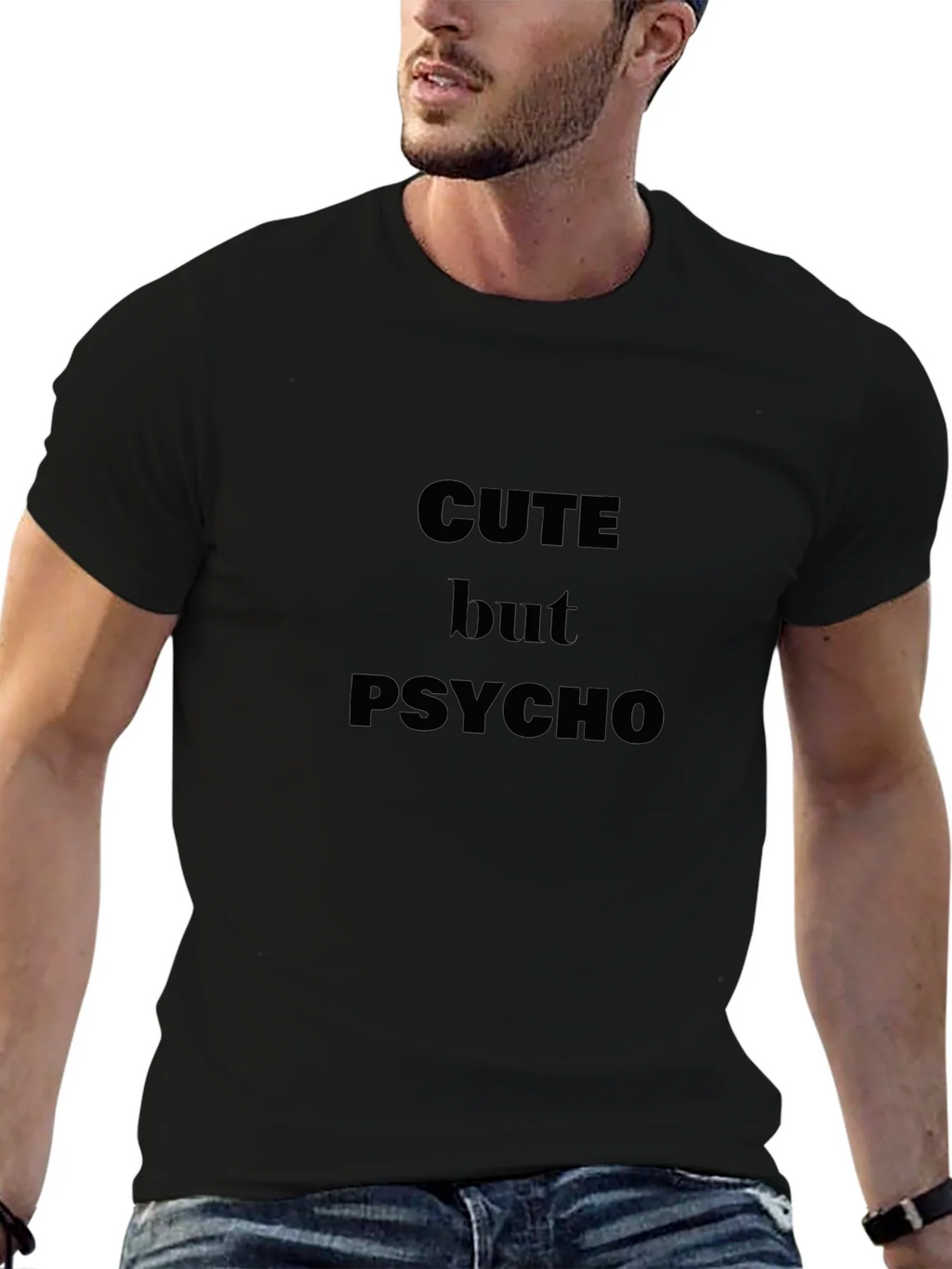 Cute But Psycho T-Shirt | Dark Humor Tee product image 6