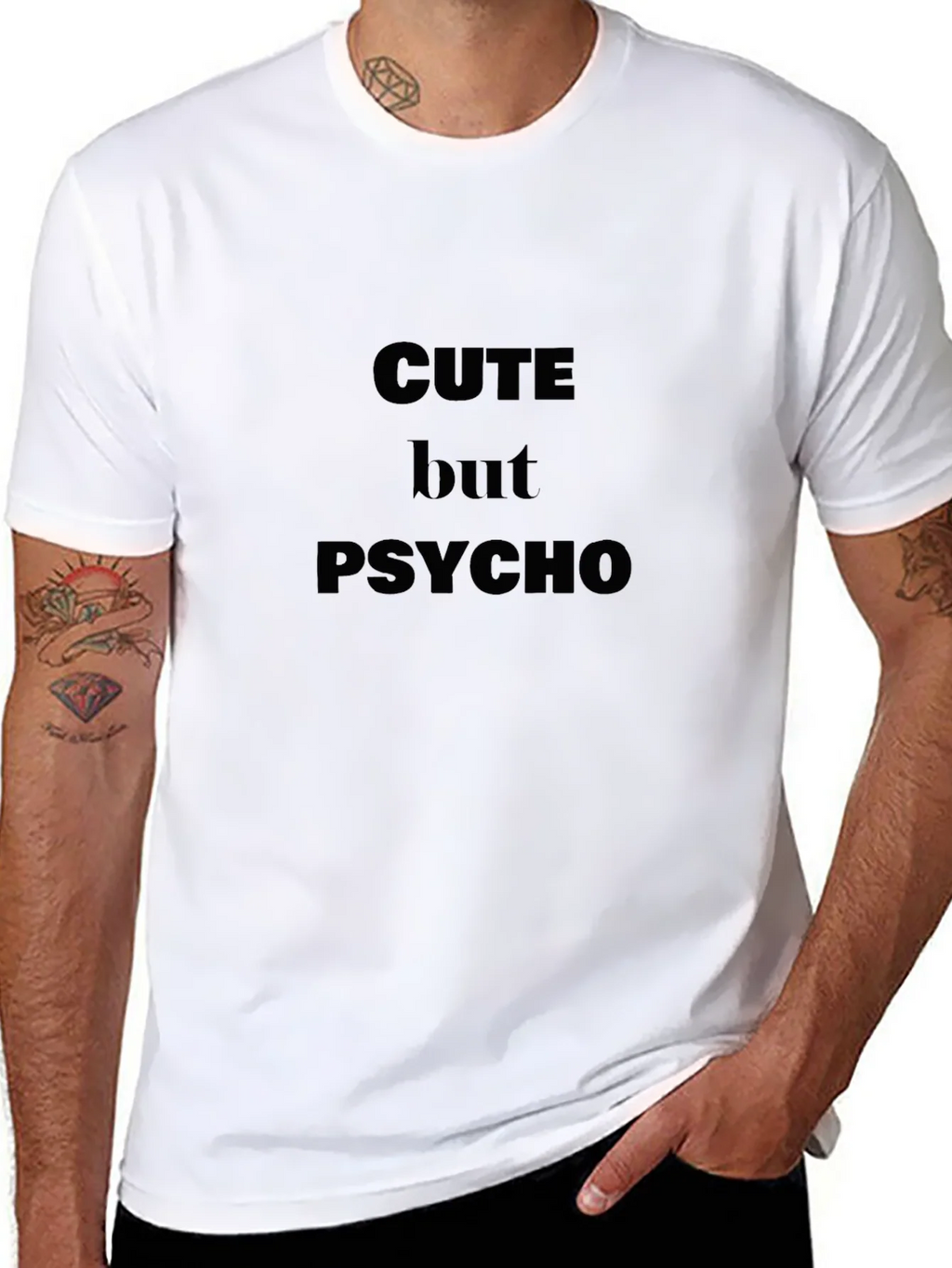 Cute But Psycho T-Shirt | Dark Humor Tee product image 7