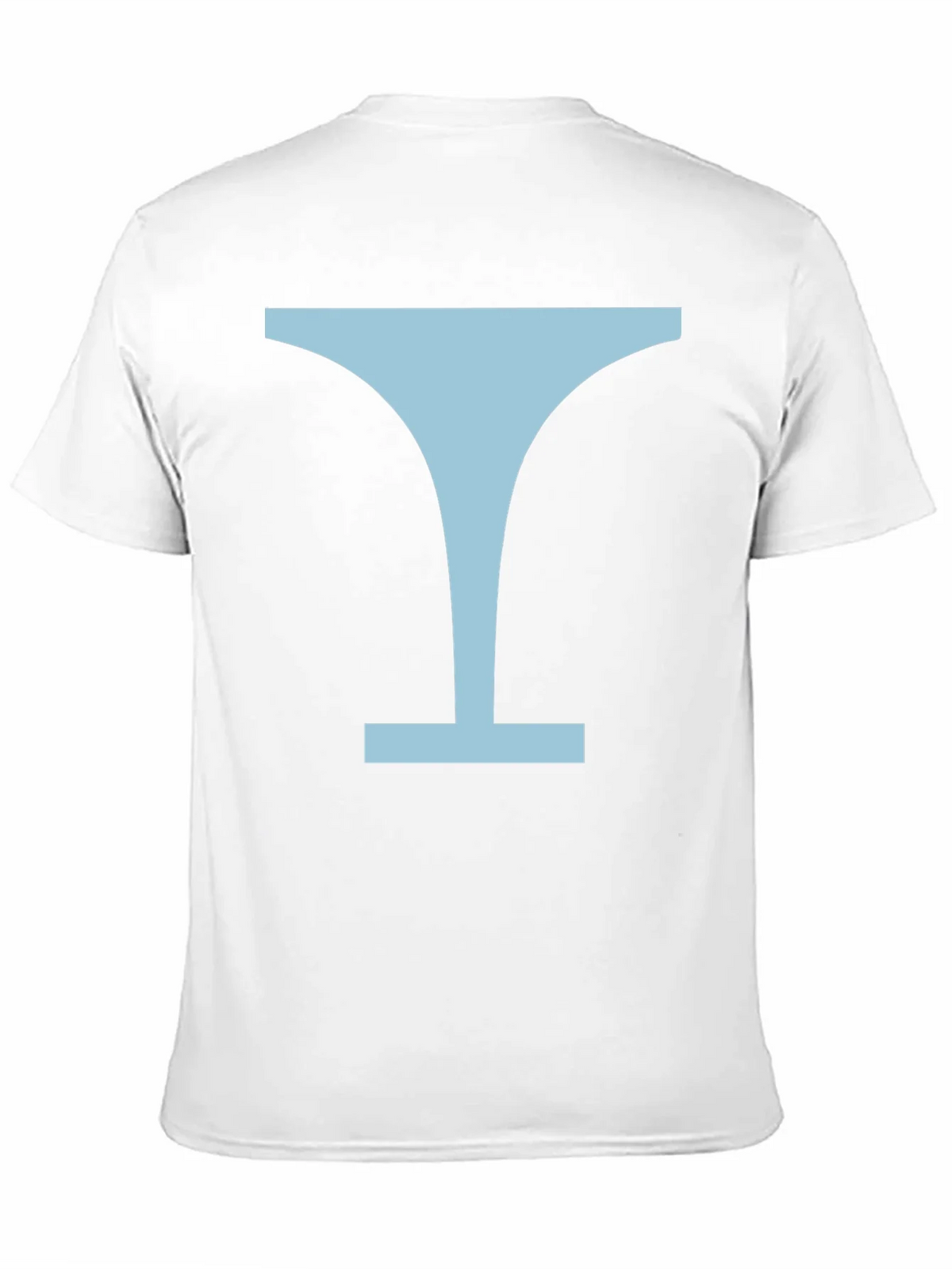 Minimalist Martini Glass Graphic Tee - Black product image 10
