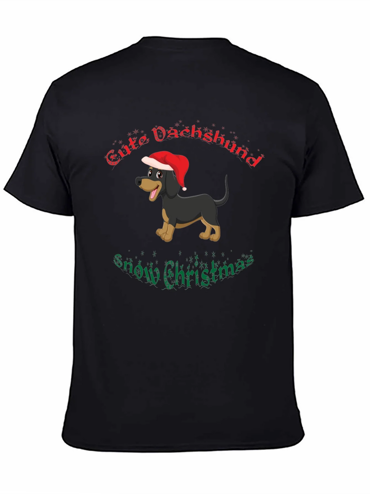 Festive Dachshund Christmas T-Shirt