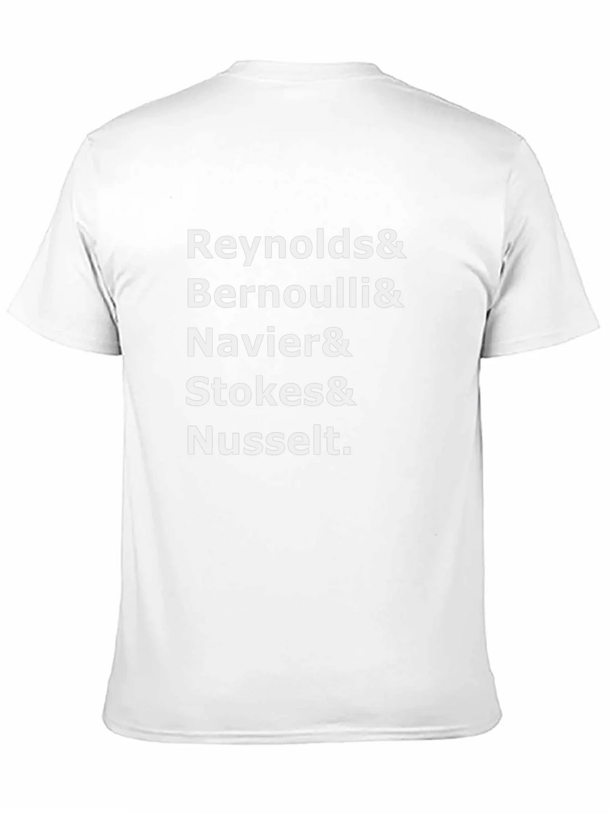 Reynolds & Bernoulli & Navier T-Shirt - Black product image 10