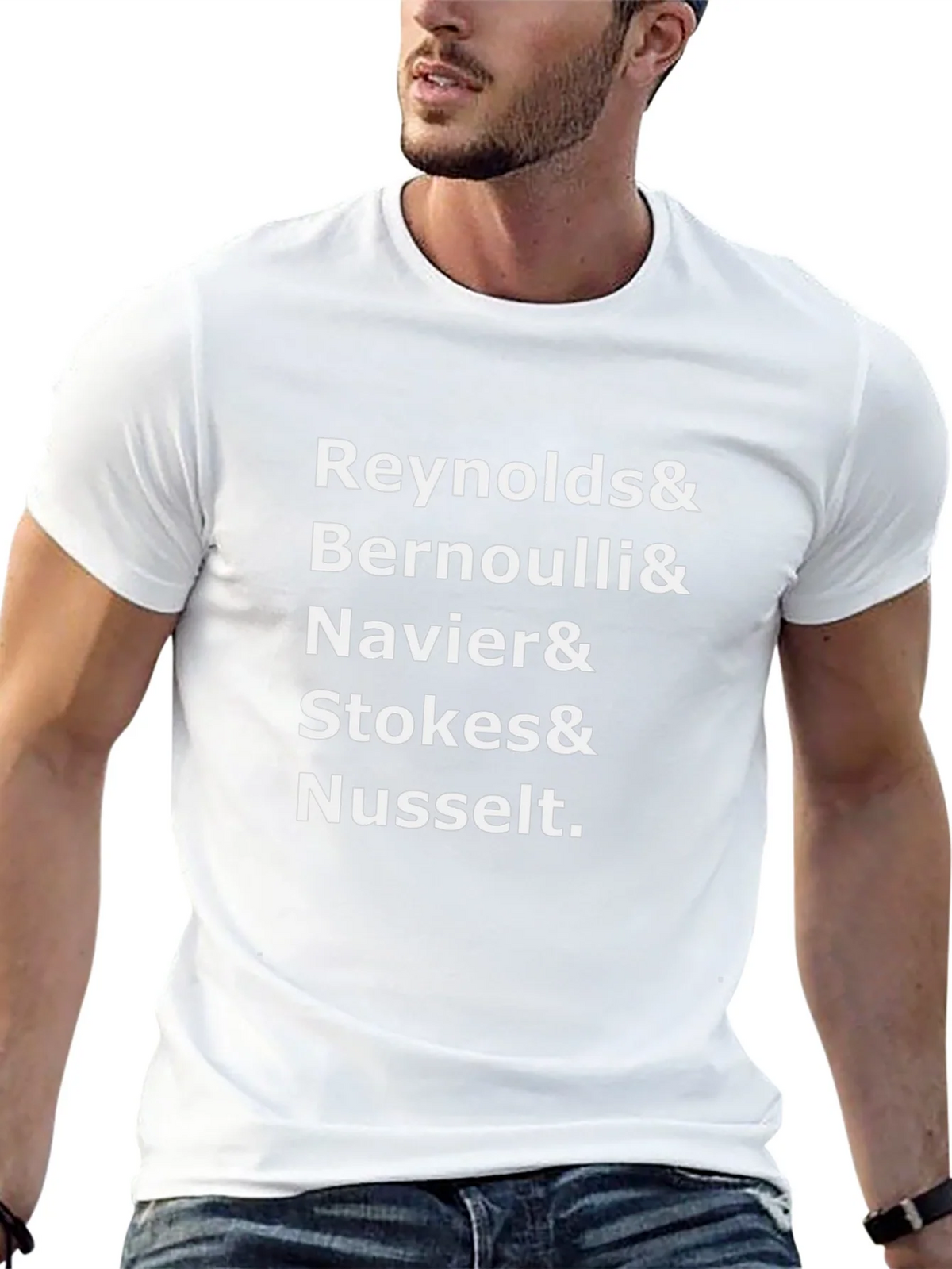 Reynolds & Bernoulli & Navier T-Shirt - Black product image 12