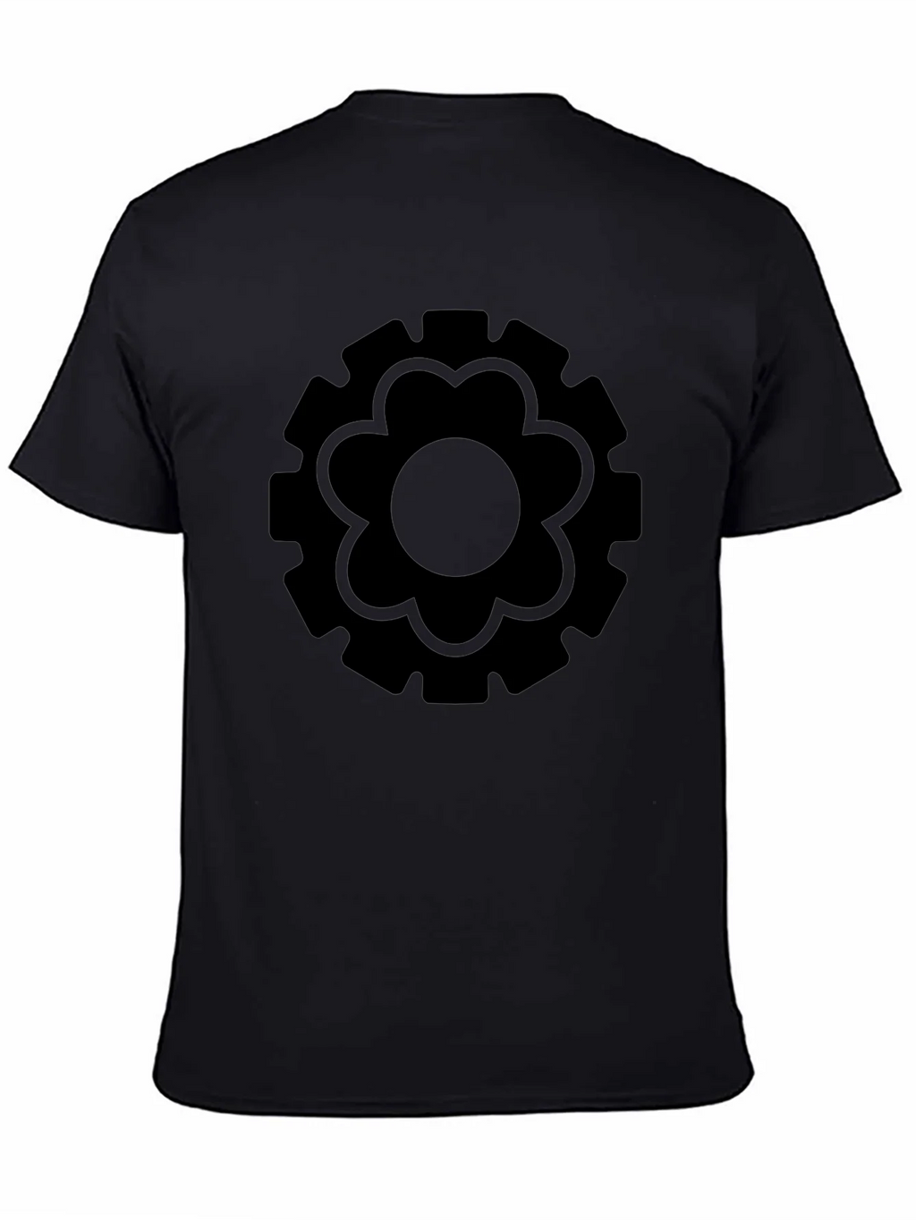 Gear Flower Black T-Shirt product image 4
