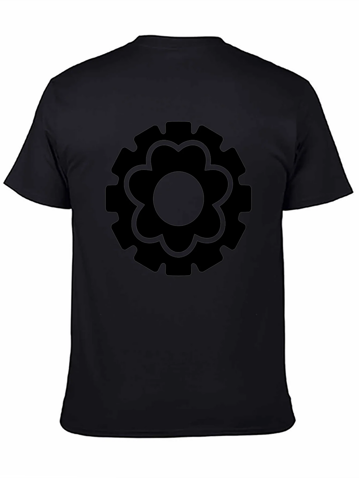 Gear Flower Black T-Shirt product image 4