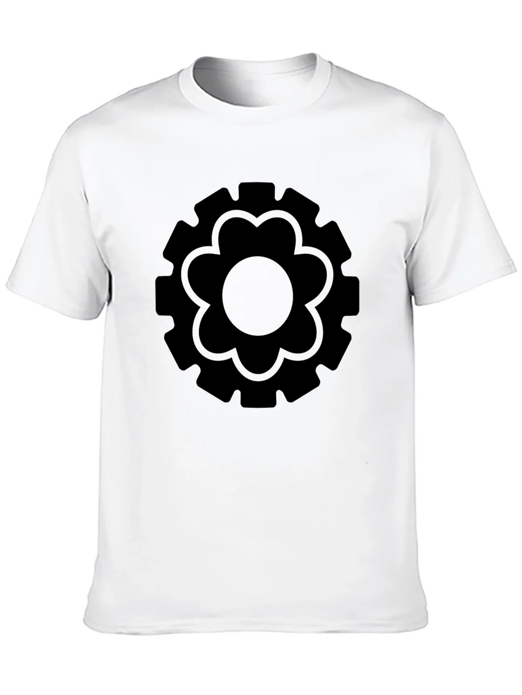 Gear Flower Black T-Shirt product image 9