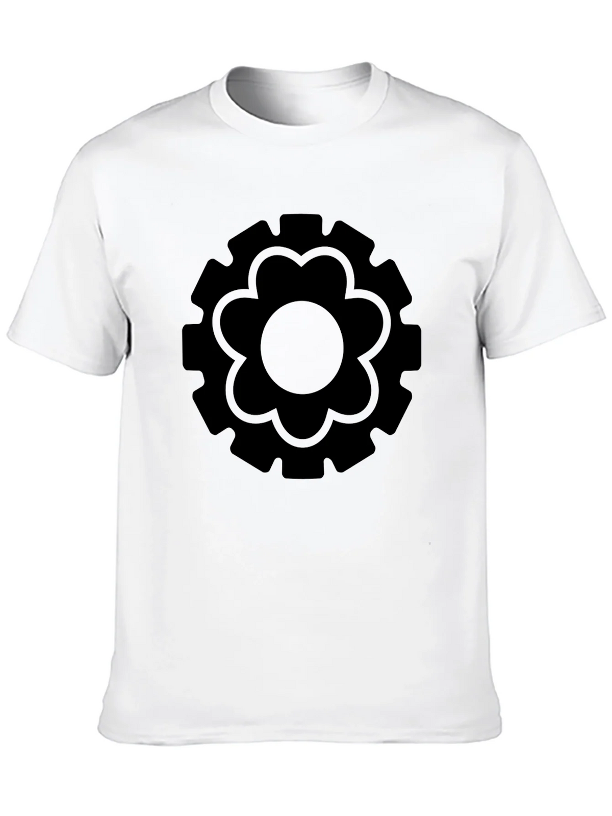 Gear Flower Black T-Shirt product image 9