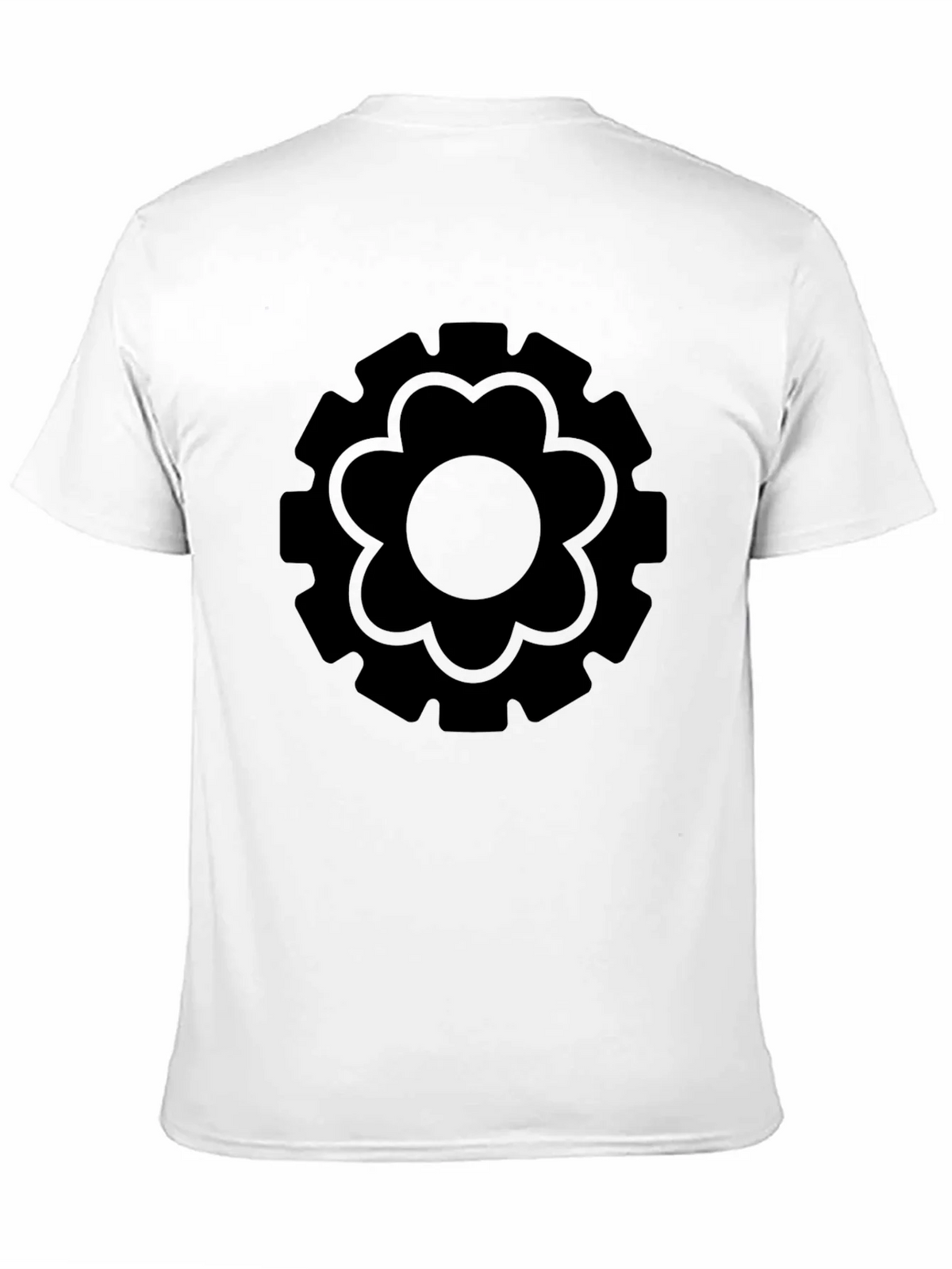 Gear Flower Black T-Shirt product image 10
