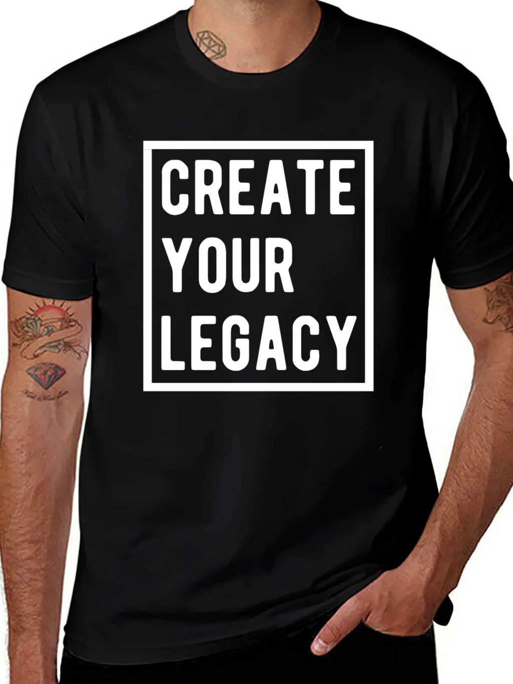 Create Your Legacy Graphic Tee - Bold Statement Shirt product image 1