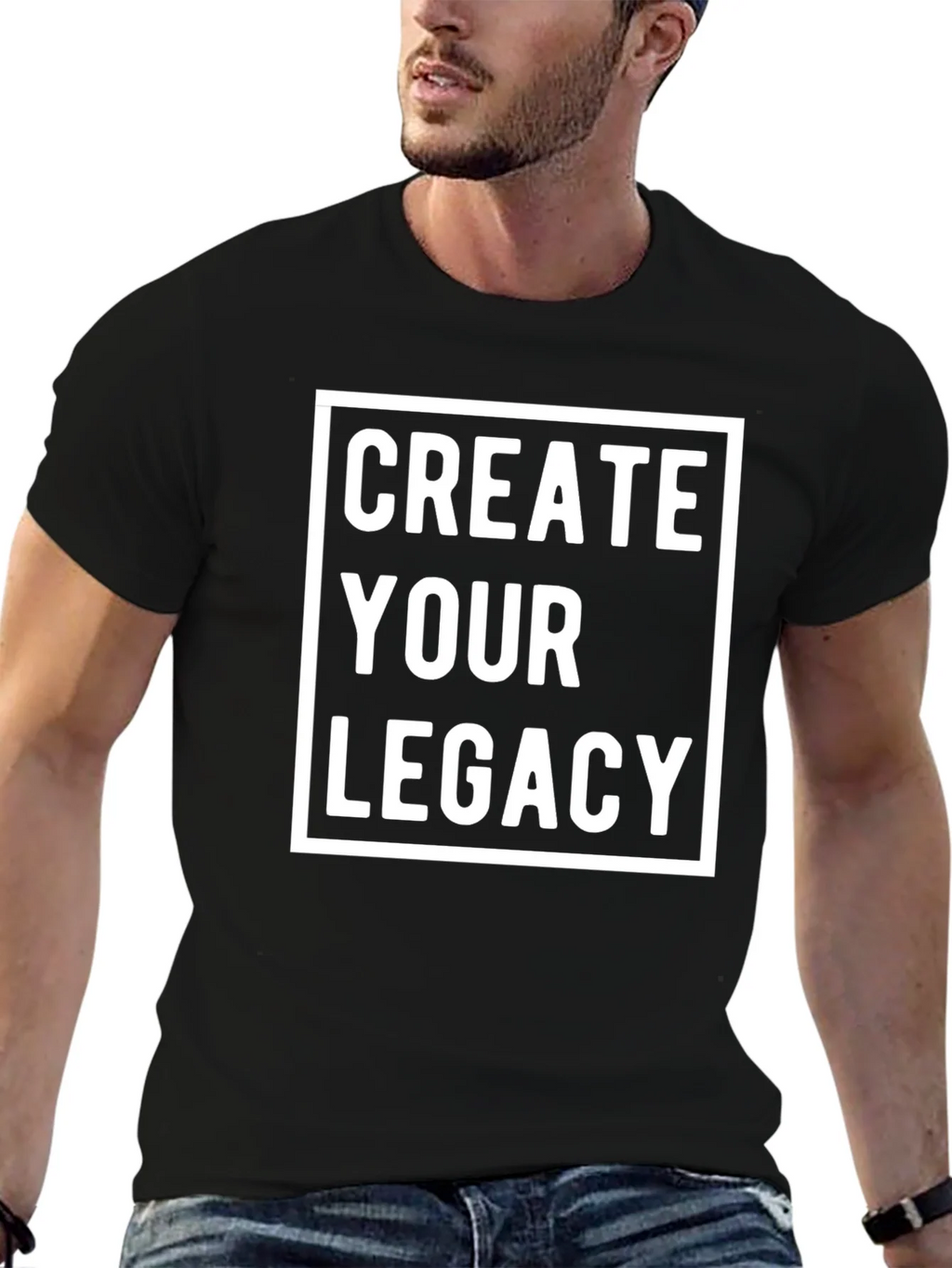 Create Your Legacy Graphic Tee - Bold Statement Shirt product image 6