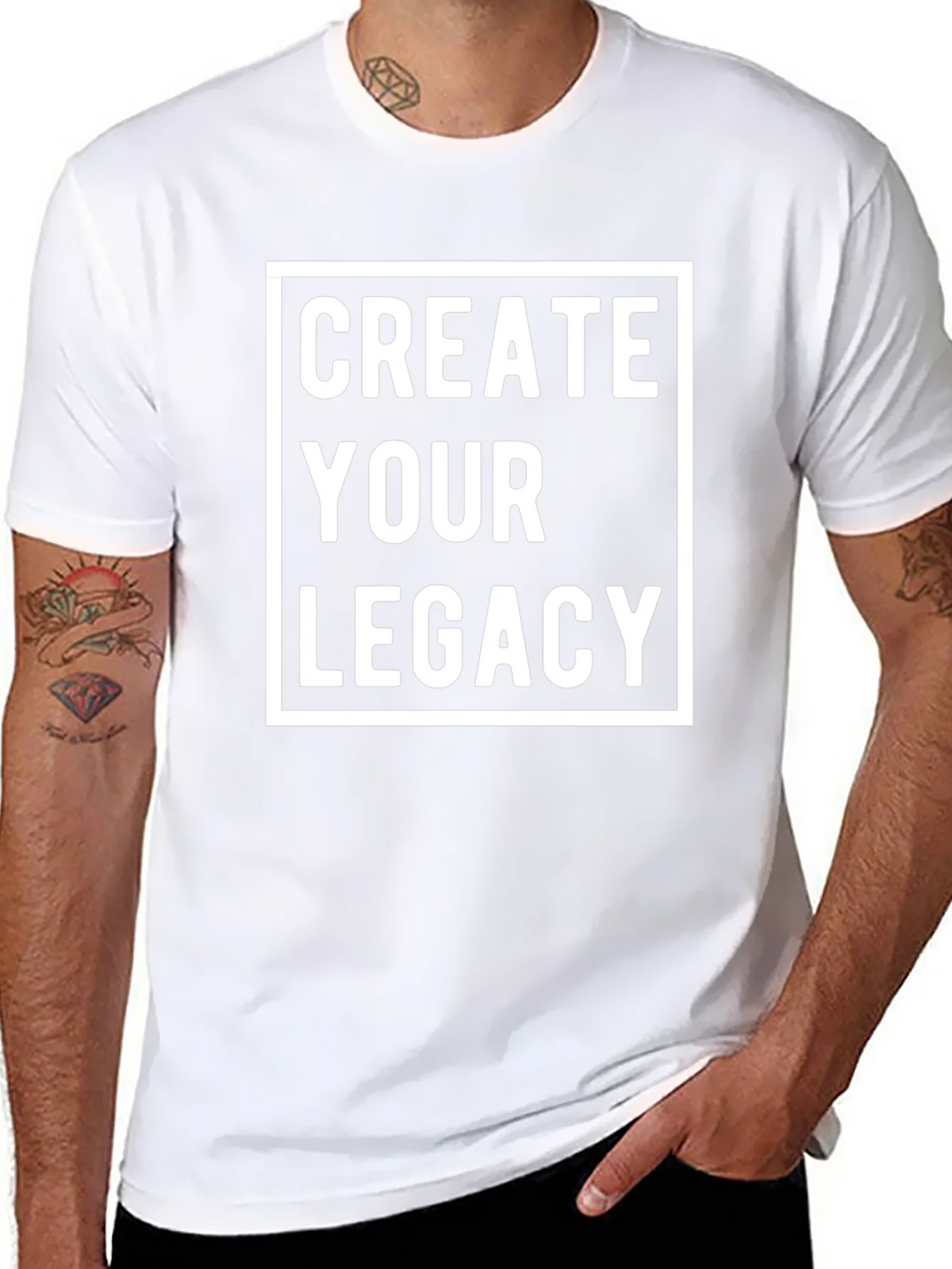 Create Your Legacy Graphic Tee - Bold Statement Shirt product image 7