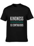 Kindness is Contagious Graphic Tee - Black product image 1